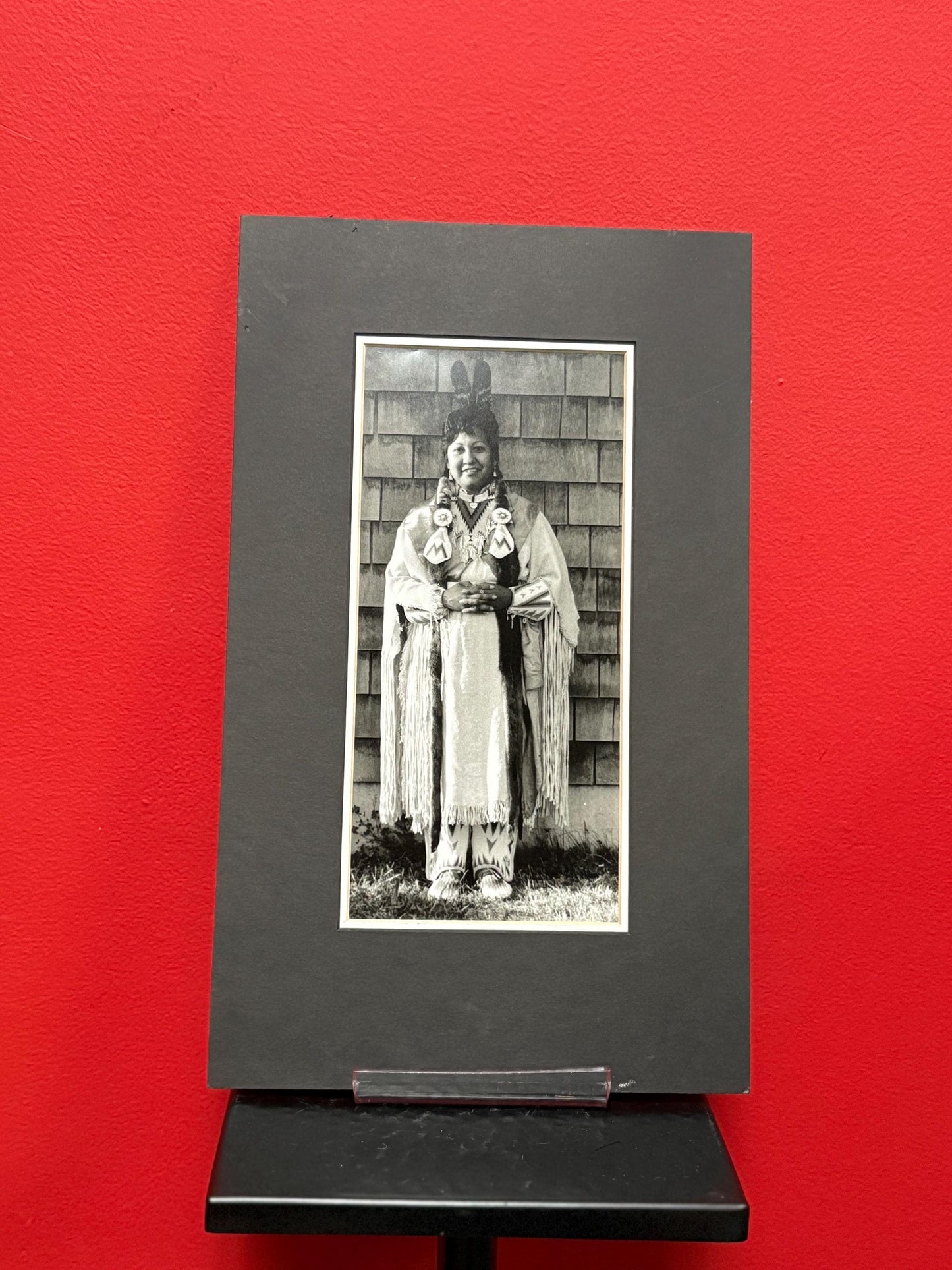 Stunning vintage indigenous first nations Nanaimo black-and-white photograph signed on back  wow   - 14 x 9 wide