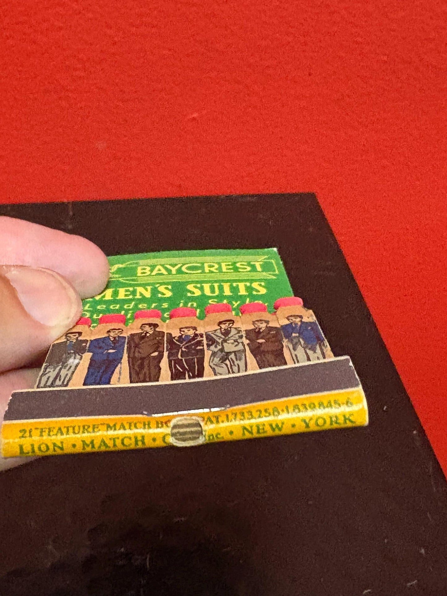 Rare HBC Hudson Bay Company 2 inch matches in original packet - unused - advertising  wow  HBC advertising