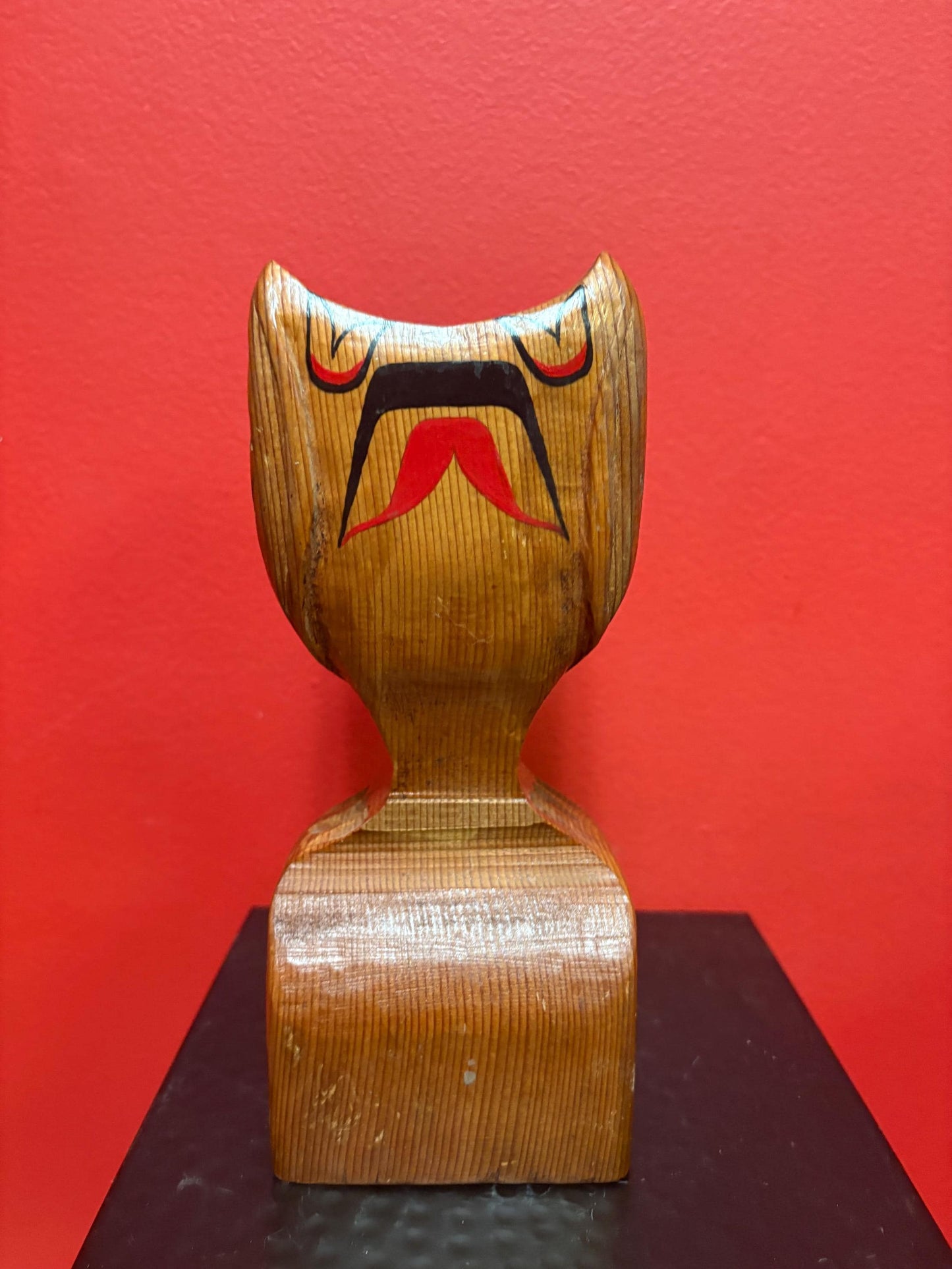 Indigenous first nation Pacific West Coast vintage chalice  8 inches tall and super Unusual  unsigned