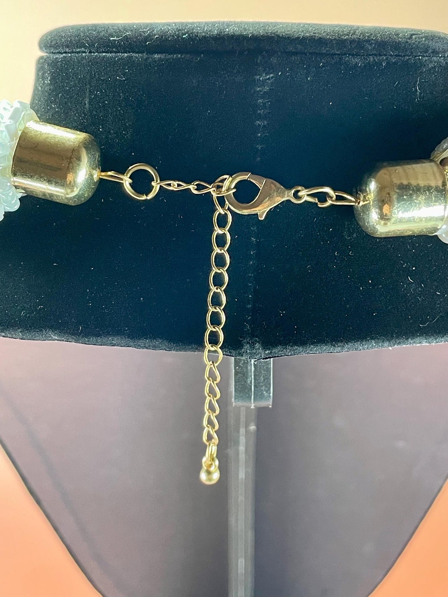 Muli-beaded Chunky Braid Necklace