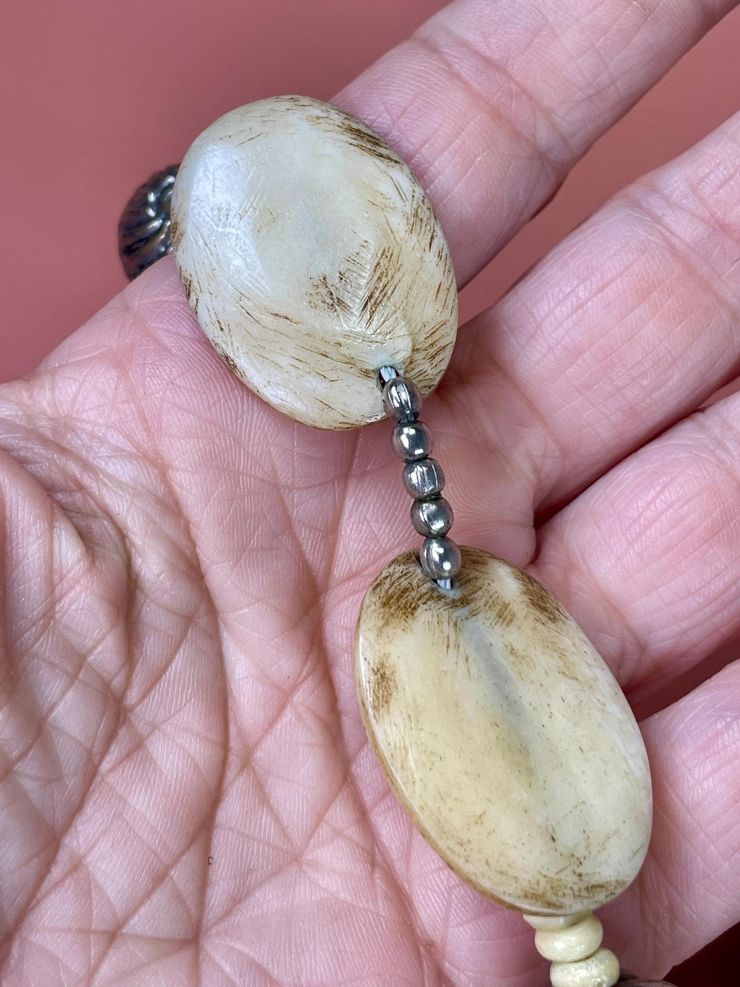 Approx 32 inch beaded necklace  great gift