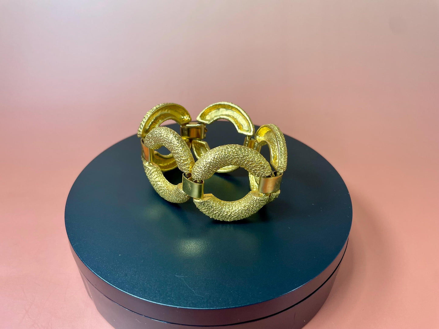 Classic Metal Link Gold-Tone Bracelet   Timeless and Versatile