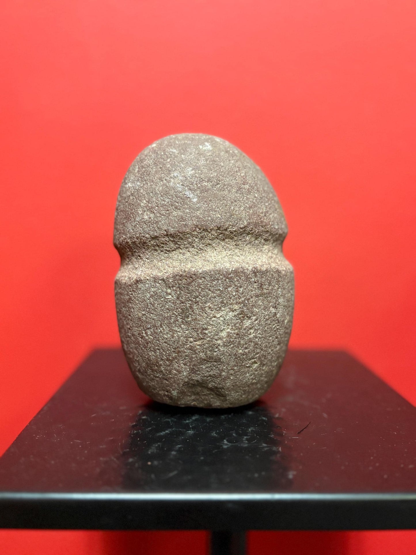 6 inch high authentic antique indigenous first nations Pacific Northwest Coast stone  plummet tool  from Vancouver Island collection