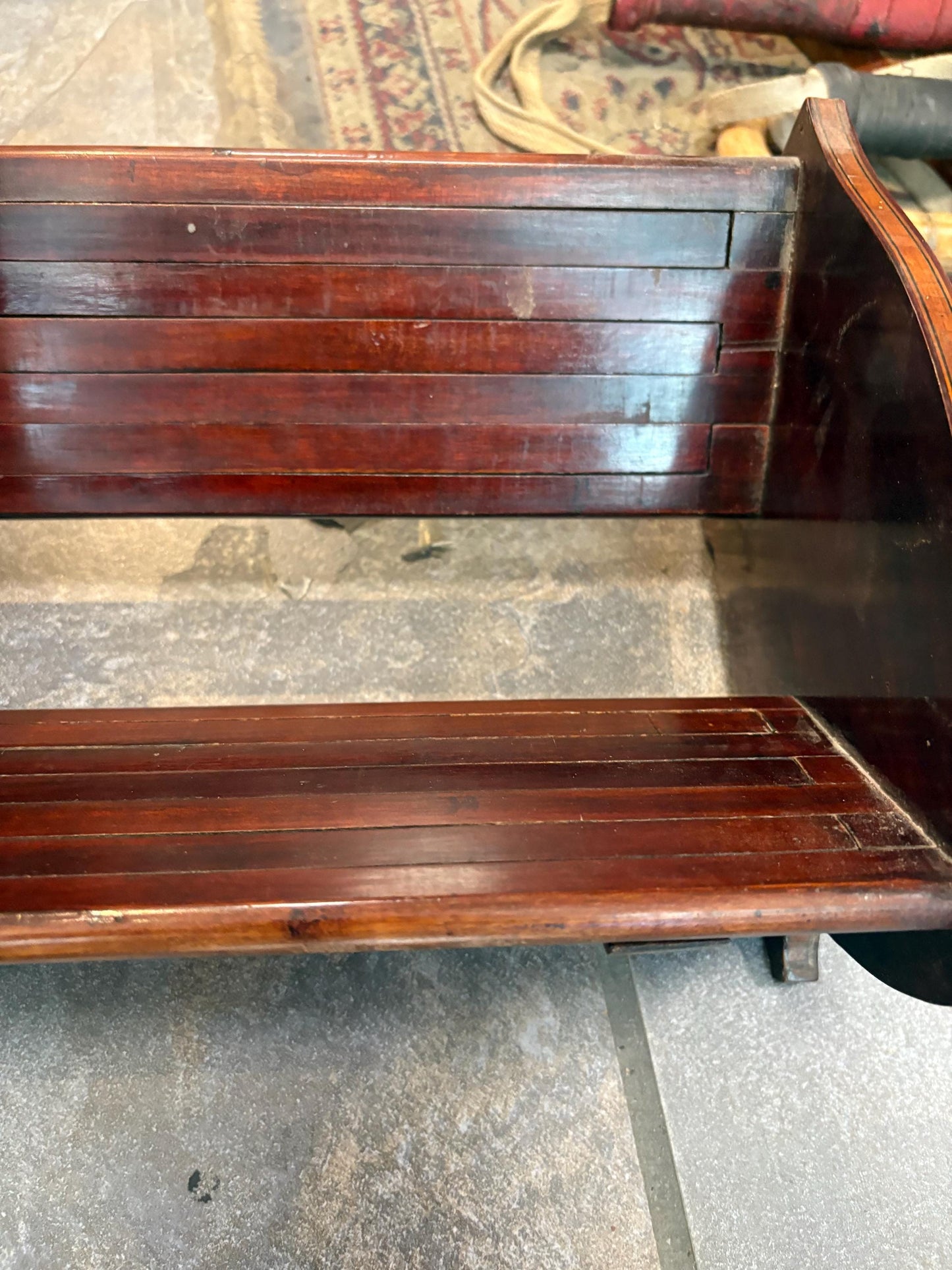 Amazing antique Edwardian inlaid Book stand   14 x 9 x 5.5 high and lovely condition  great gift  good value