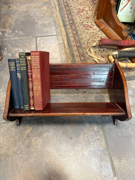 Amazing antique Edwardian inlaid Book stand   14 x 9 x 5.5 high and lovely condition  great gift  good value