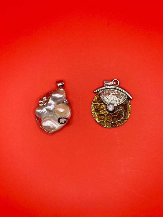 Two Lovely Pendants   great gifts or for resale