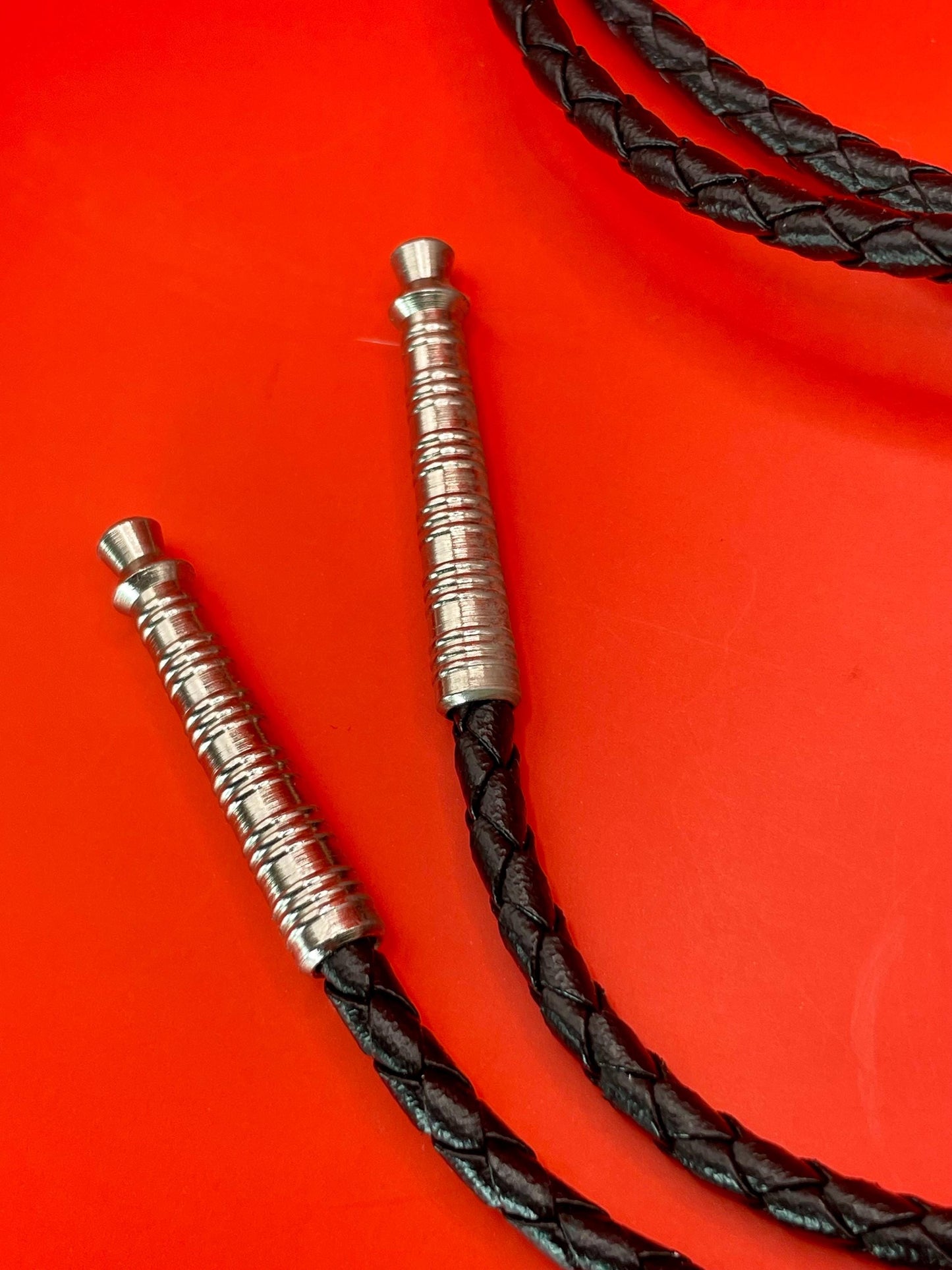 Classic Western Bolo Tie with Bead Accent