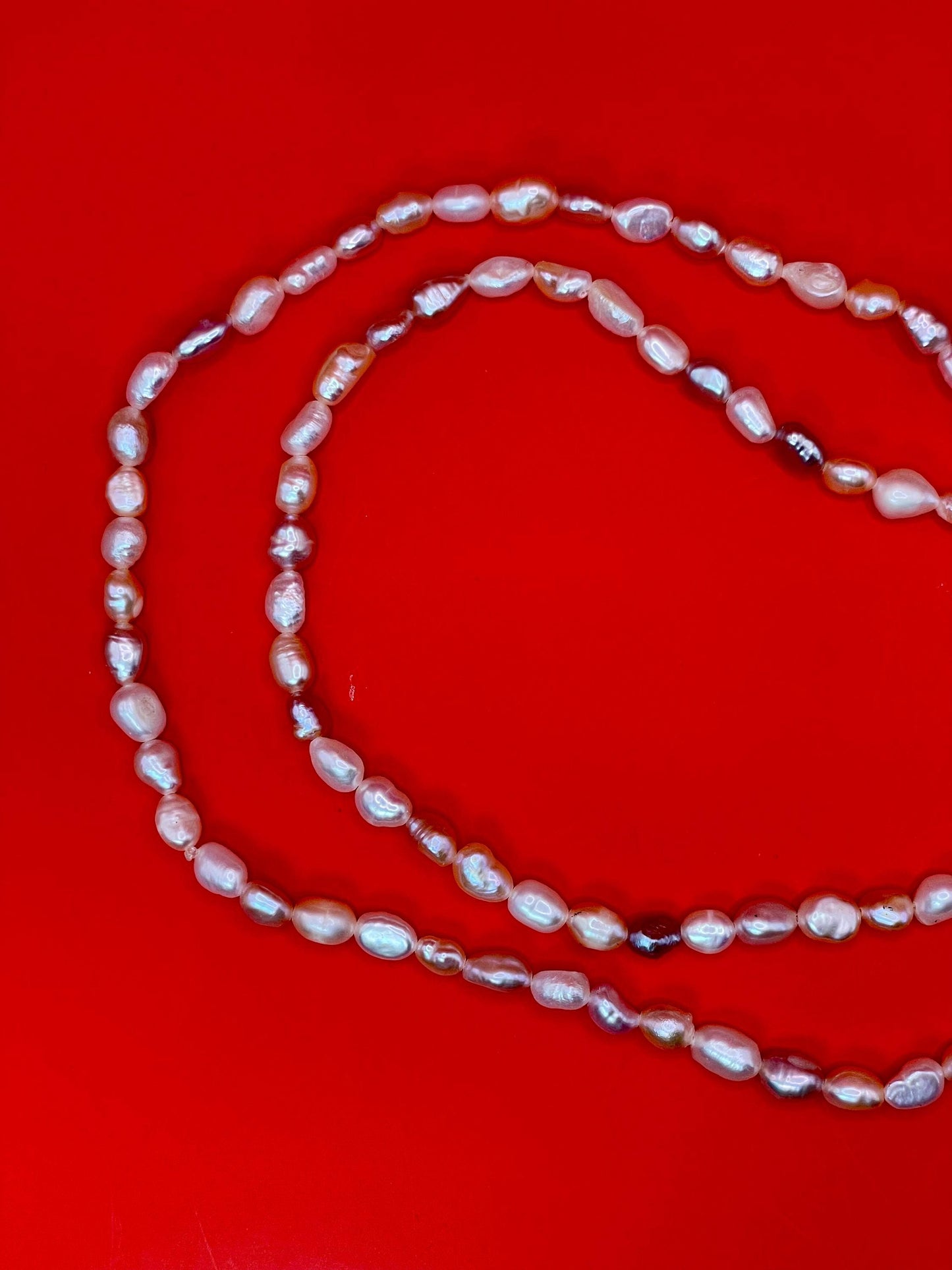 Approx 26 inch String of fresh water Pearls