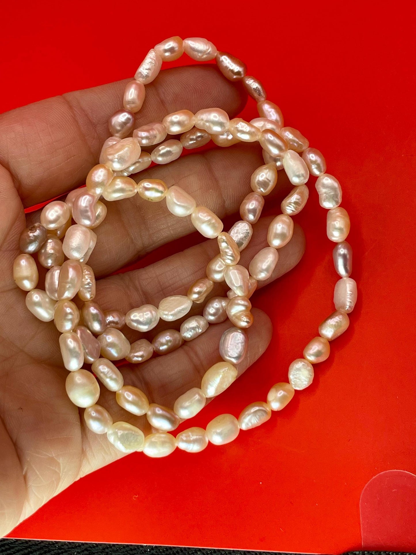 Approx 26 inch String of fresh water Pearls