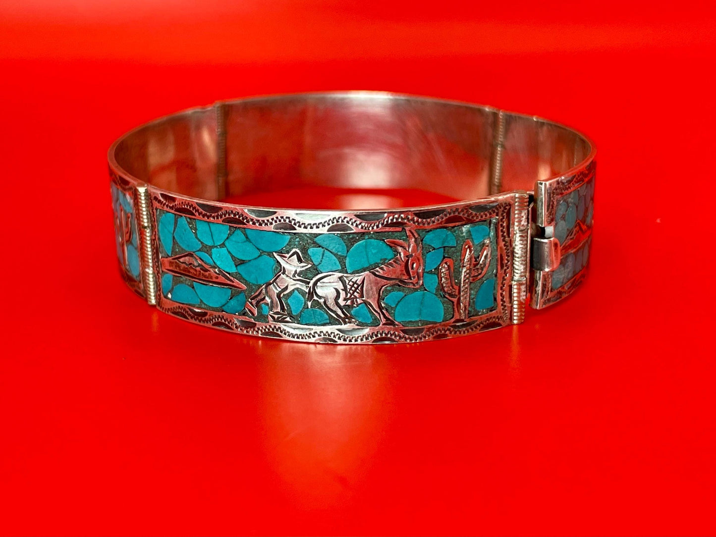 Mexican Sterling Sliver Bracelet - B