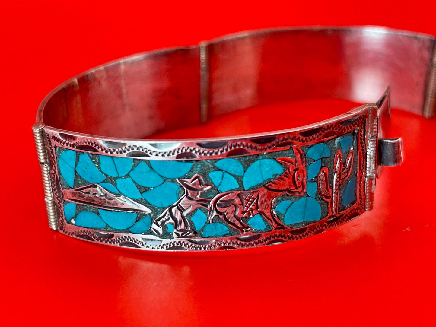 Mexican Sterling Sliver Bracelet - B