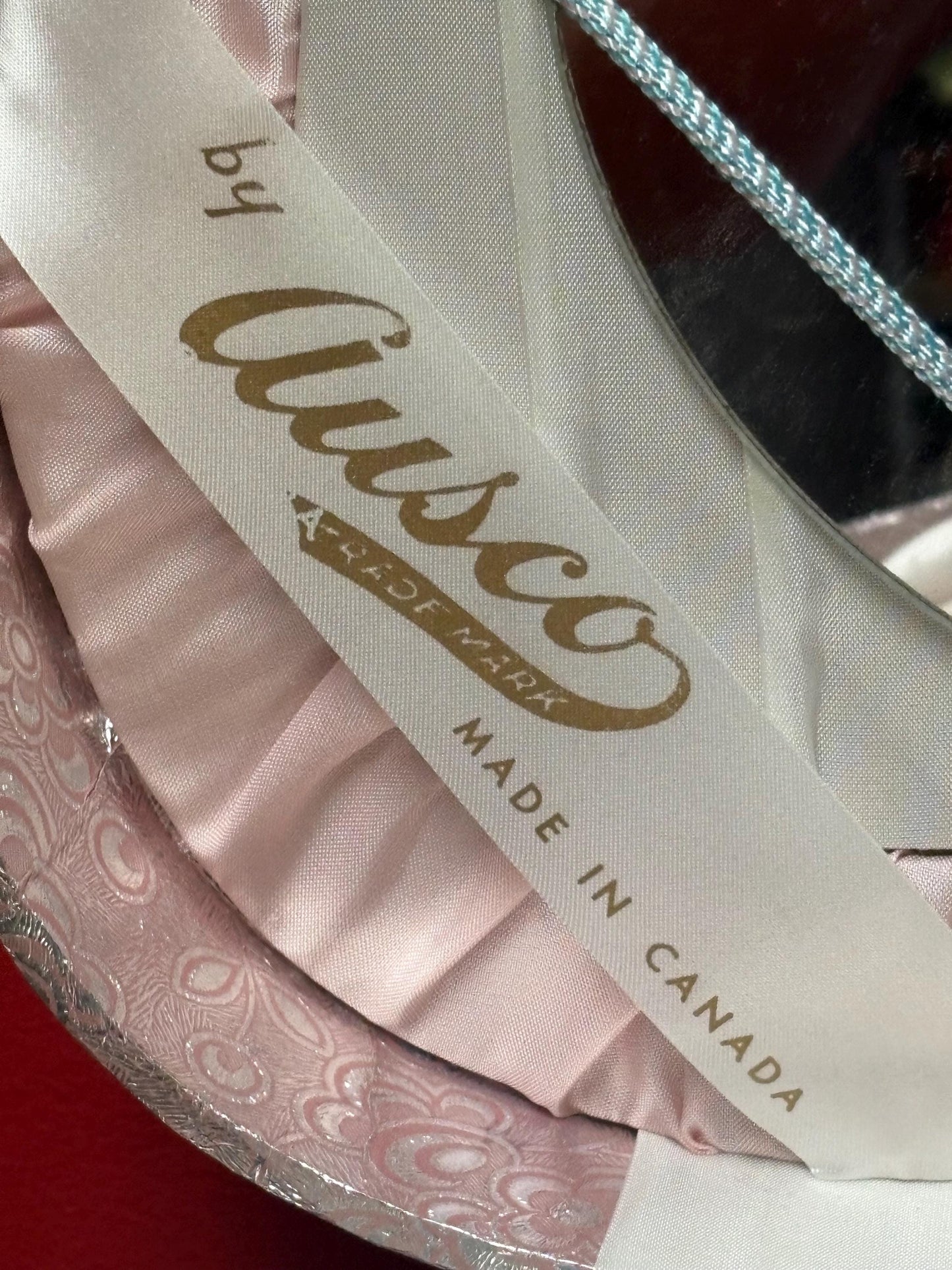 Antique Canadian BIRKS Sterling mirror in original heart shaped box   Never used in mint condition - Perfect gift  unreal