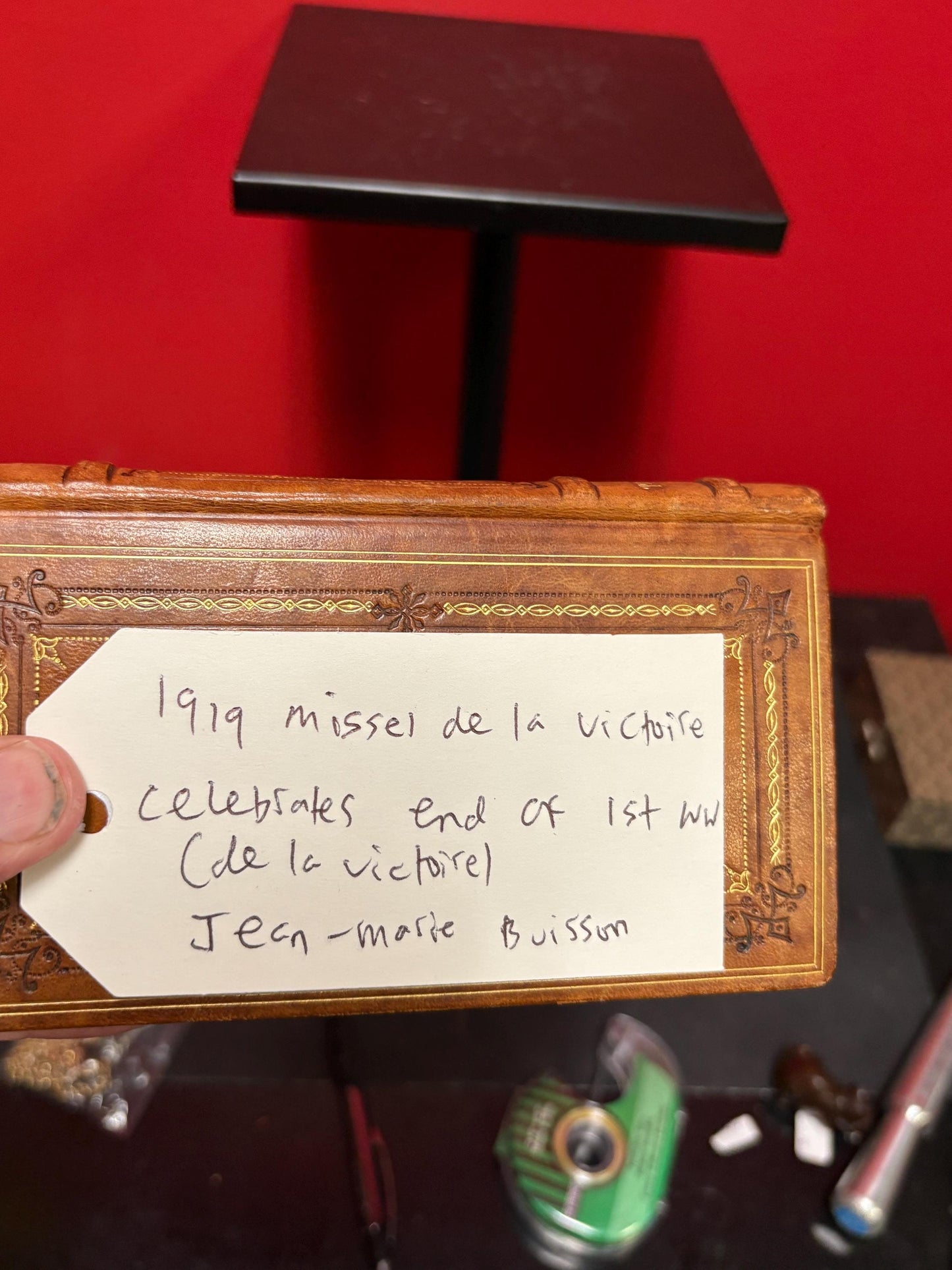 Stunning 1919 French MISSEL DE la VICTOIRE by Jean - Marie Buisson  perfect condition  in French  celebrate end of 1st ww wow