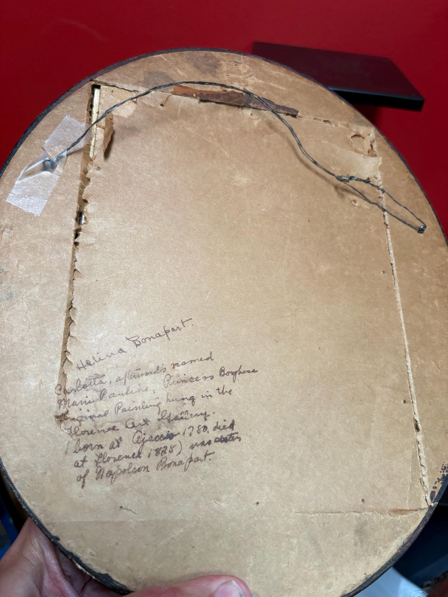 Beautiful antique print of  HELENE BONAPARTE - approx 13 x  11“ wide  great condition  really stunning  looks like original painting