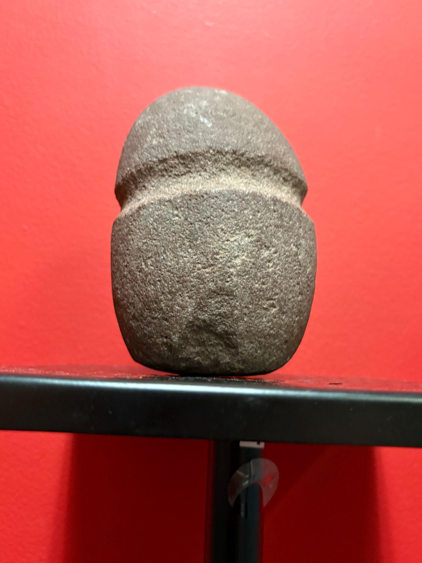 6 inch high authentic antique indigenous first nations Pacific Northwest Coast stone  plummet tool  from Vancouver Island collection