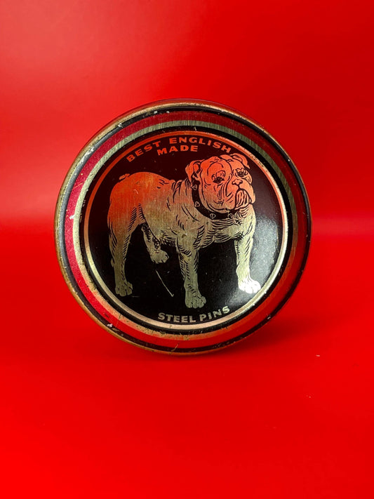 Vintage Tin of English Steel Pins