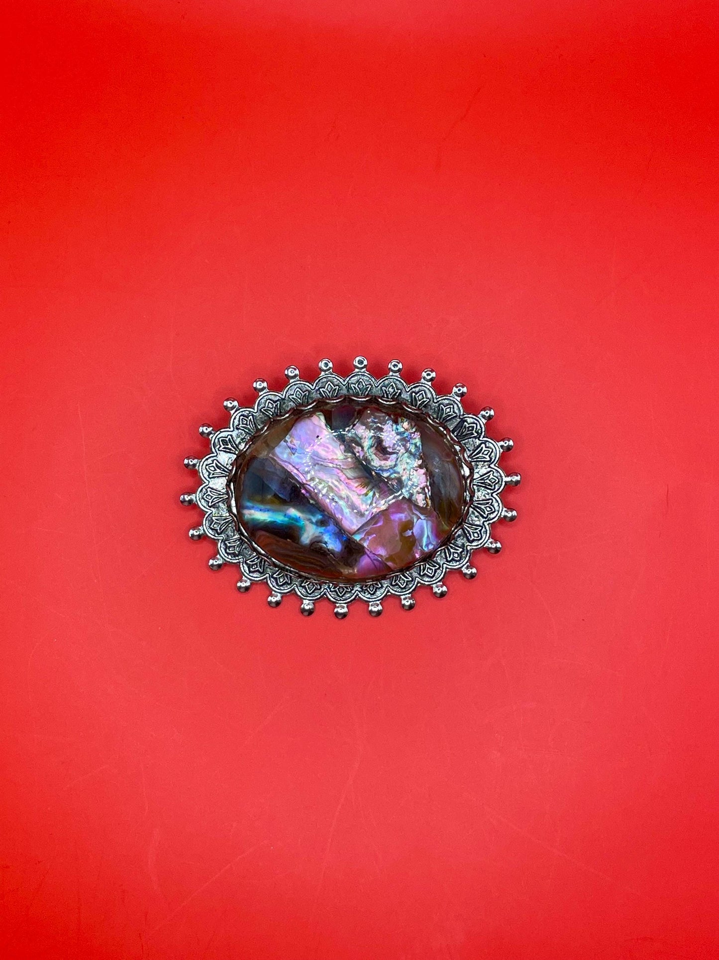 Vintage Abalone Brooch