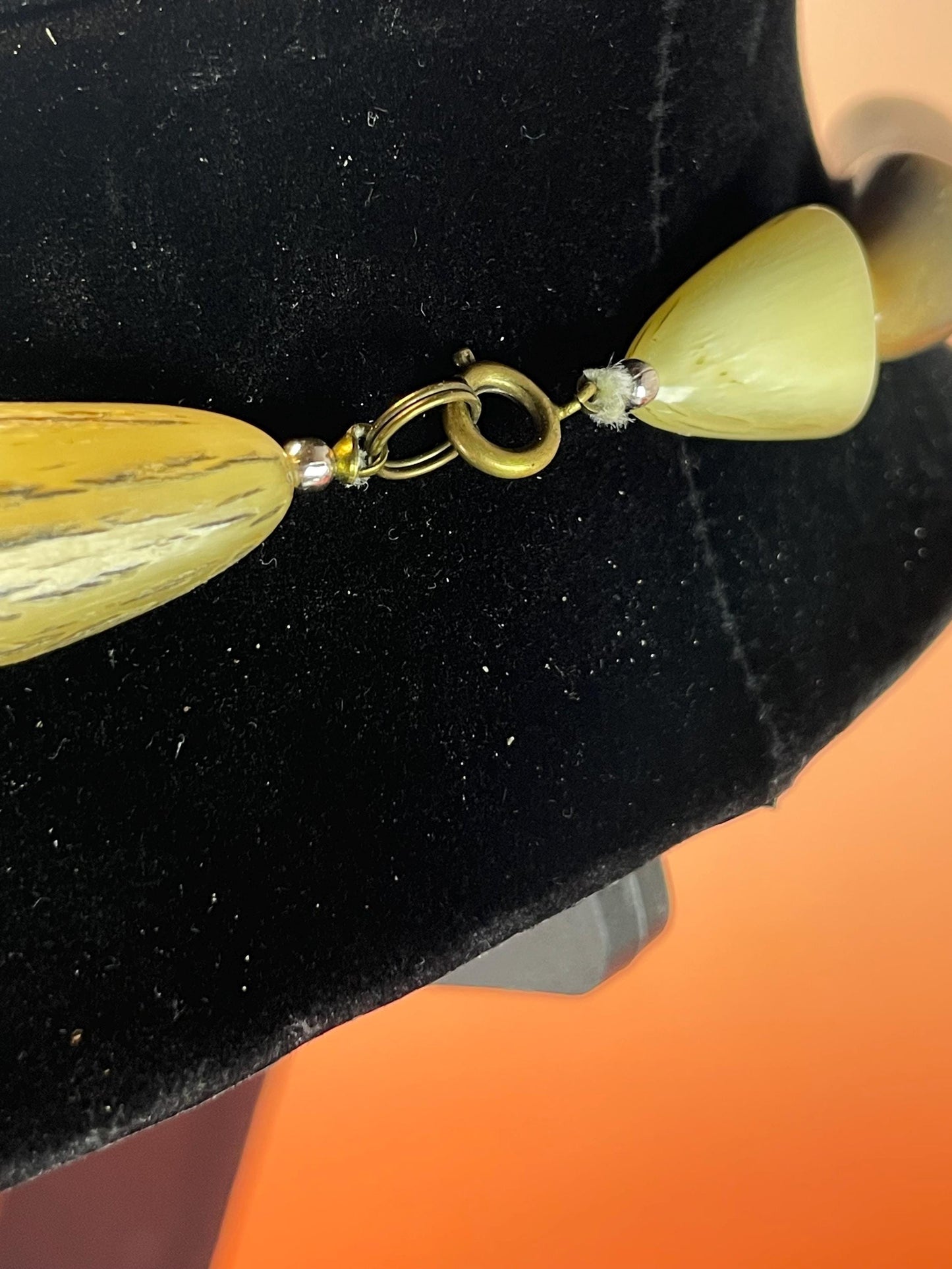 21 inch Antique Horn Necklace