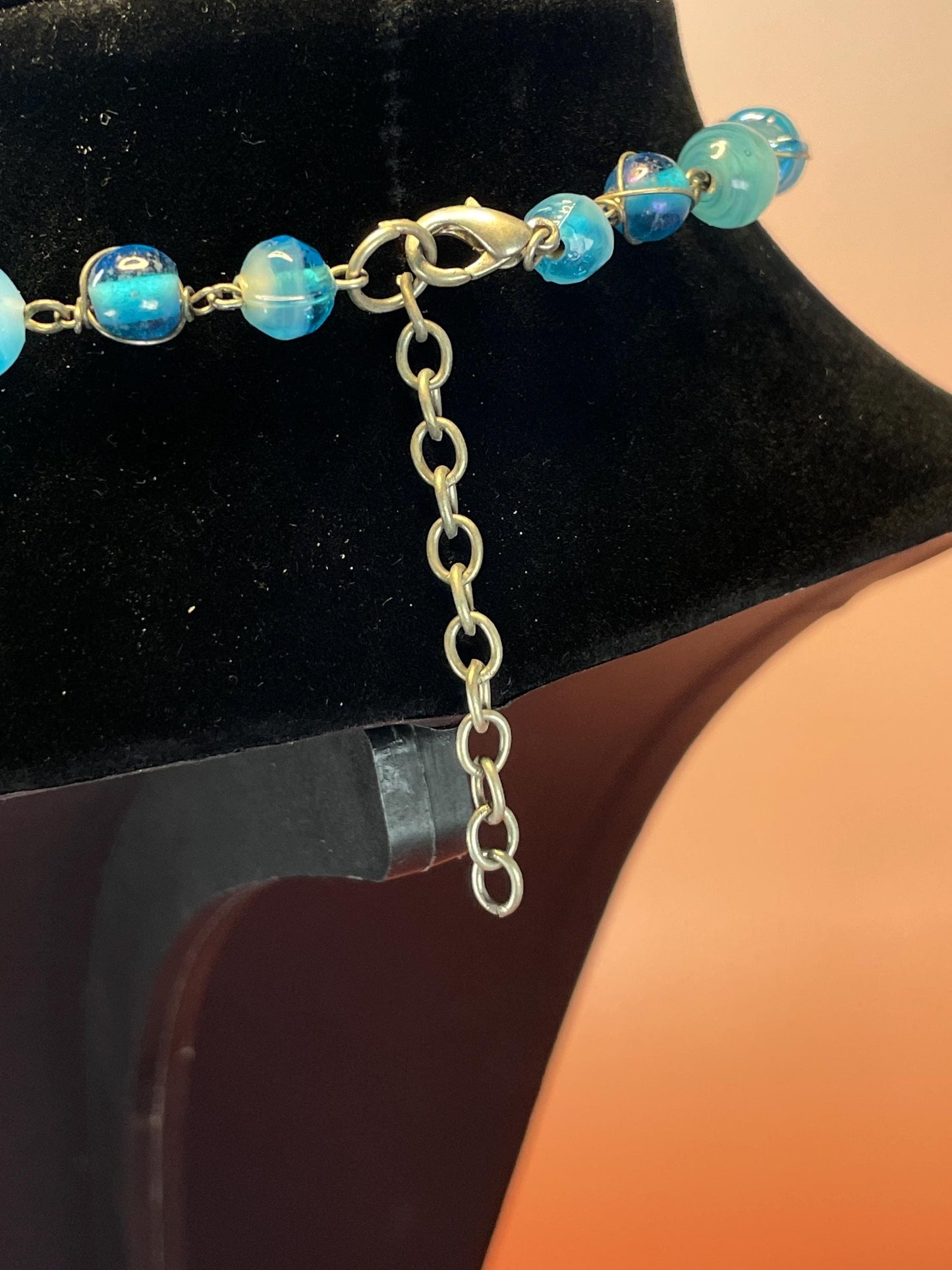 Fun Blue Beaded Necklace