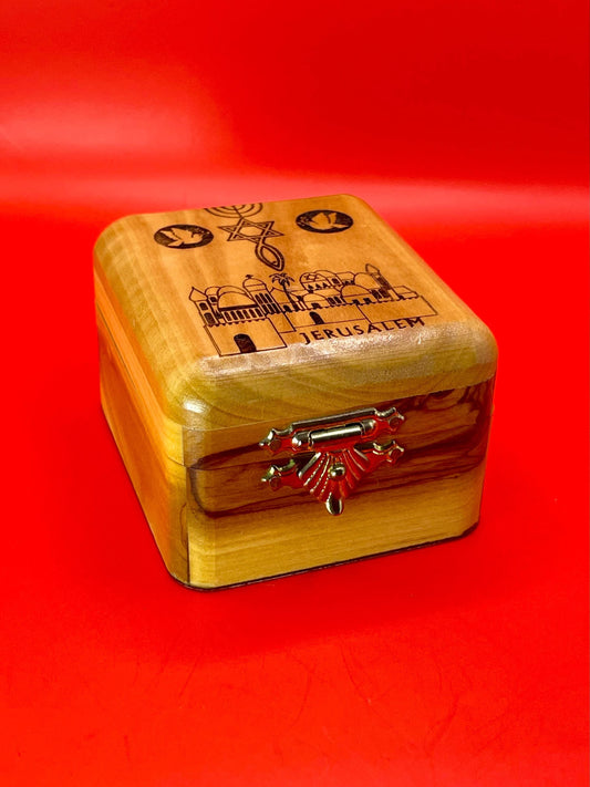 Handcrafted Jerusalem Keepsake Box