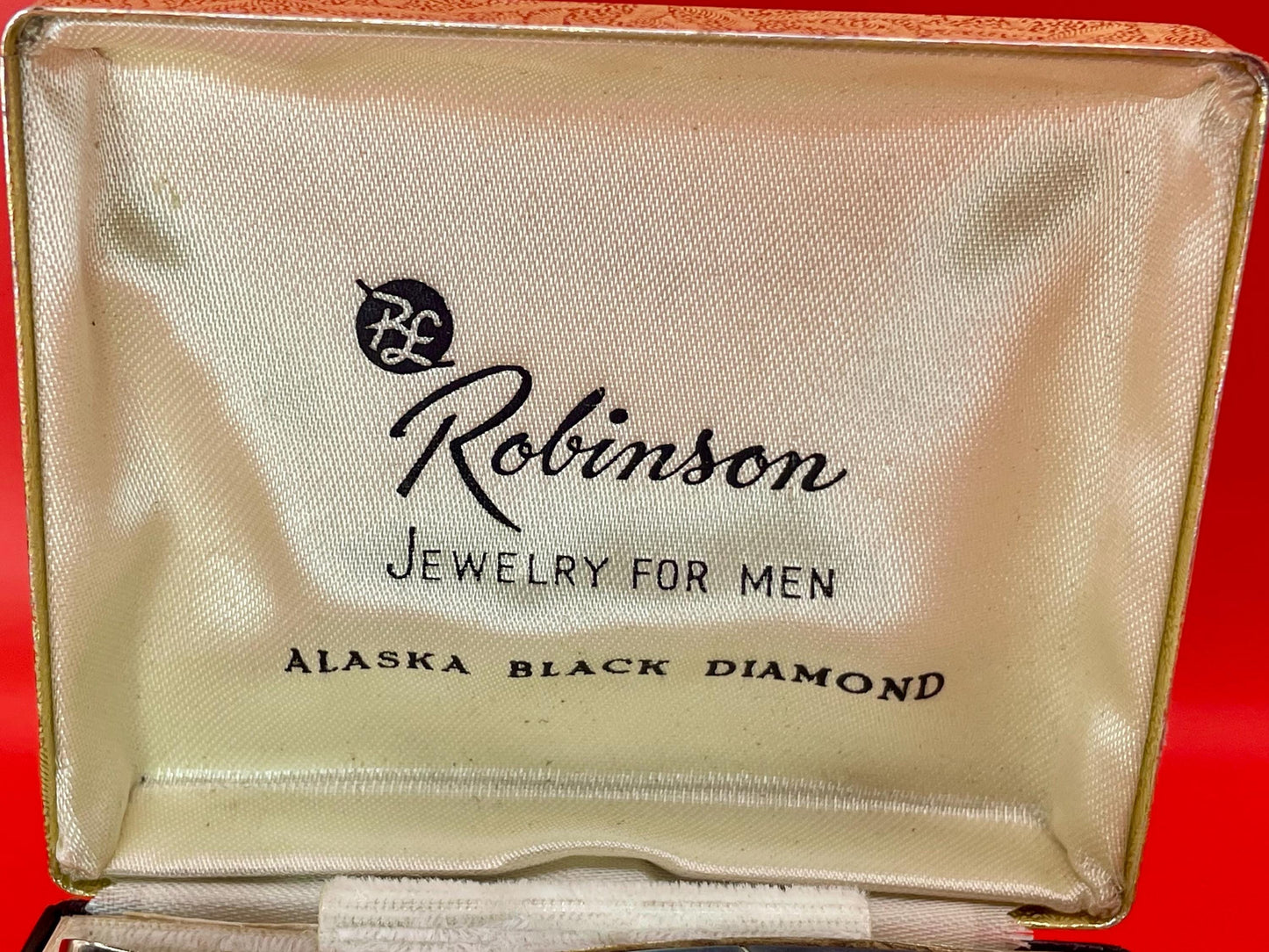 Vintage Robinson Mens Jewelry Set  Alaska Black Diamond