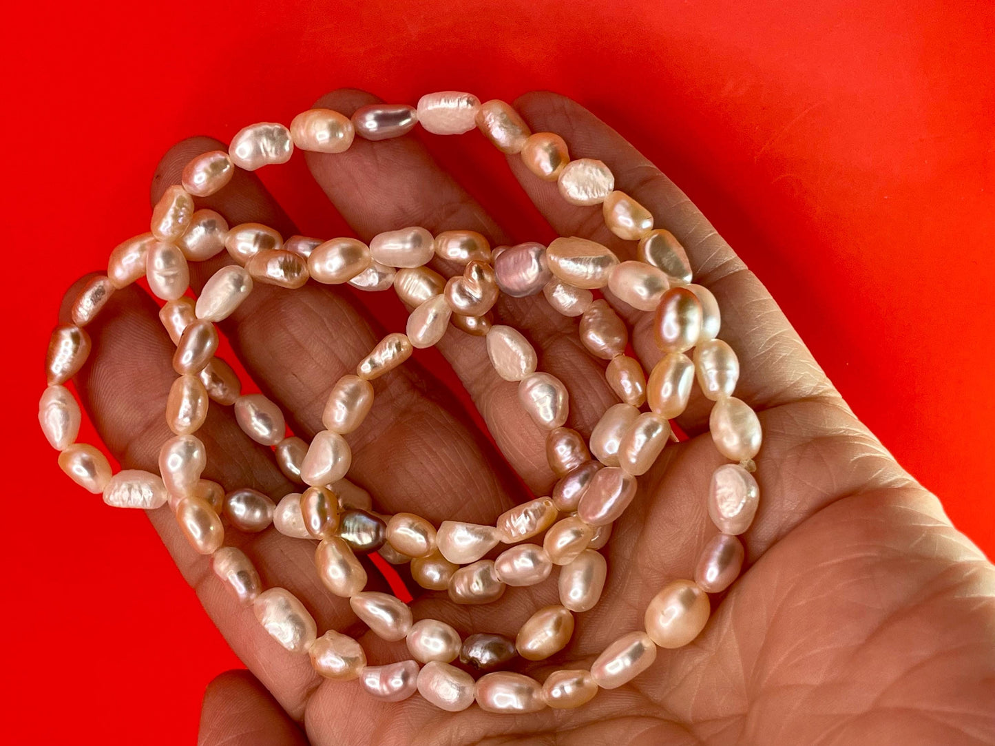 Approx 26 inch String of fresh water Pearls