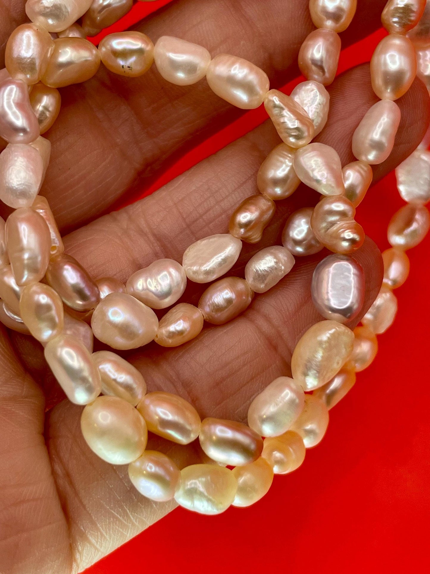 Approx 26 inch String of fresh water Pearls