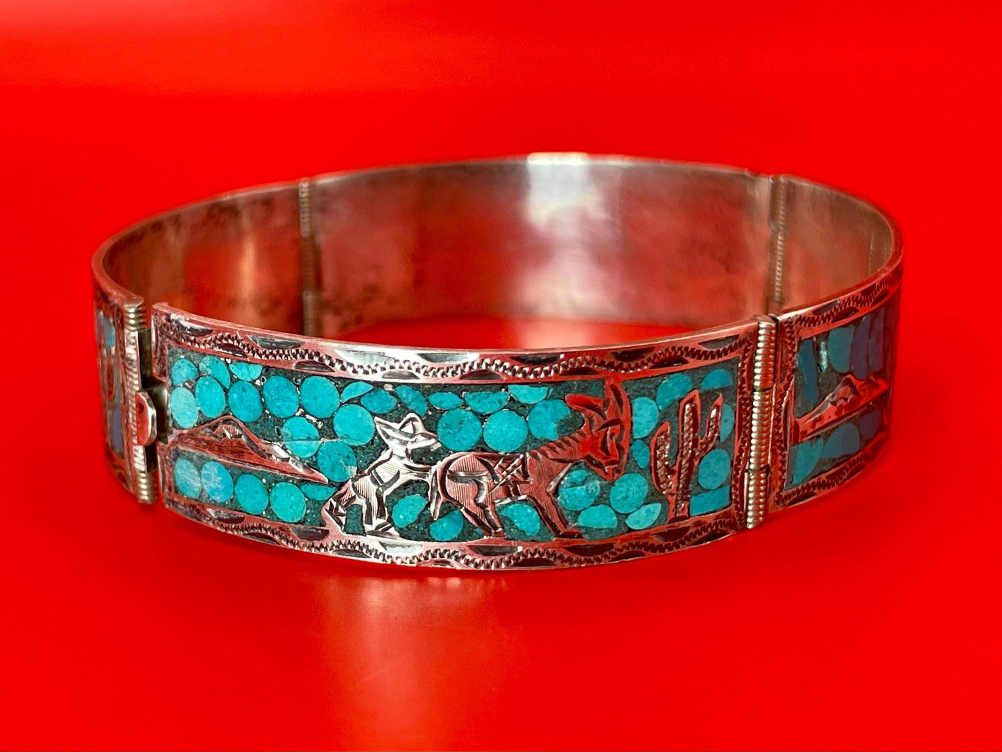 Mexican Sterling Sliver Bracelet - B