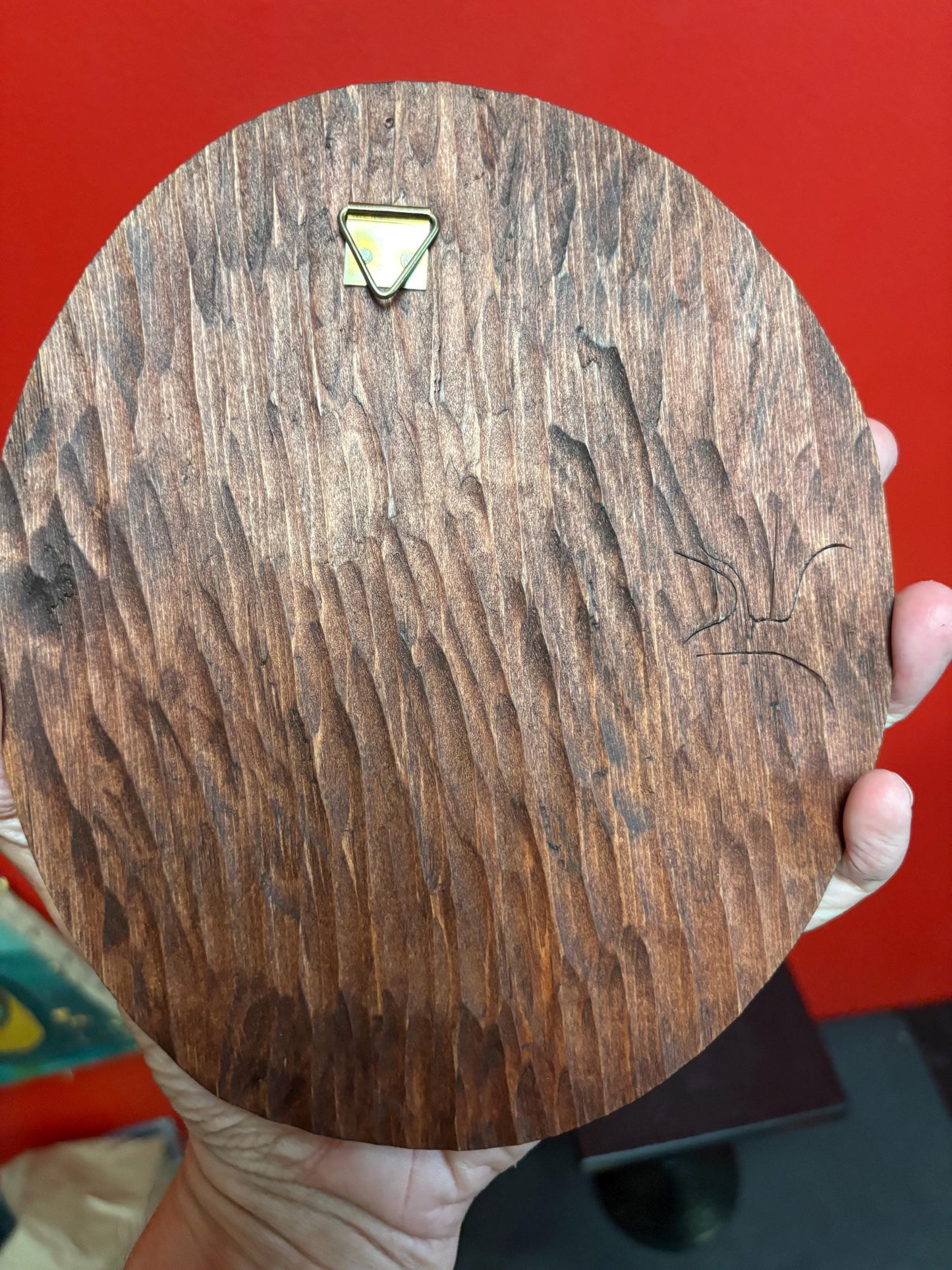 Fabulous indigenous first nations Pacific Northwest coast Sun mask plaque  8 1/2 x 7 wide  - great detail  value priced