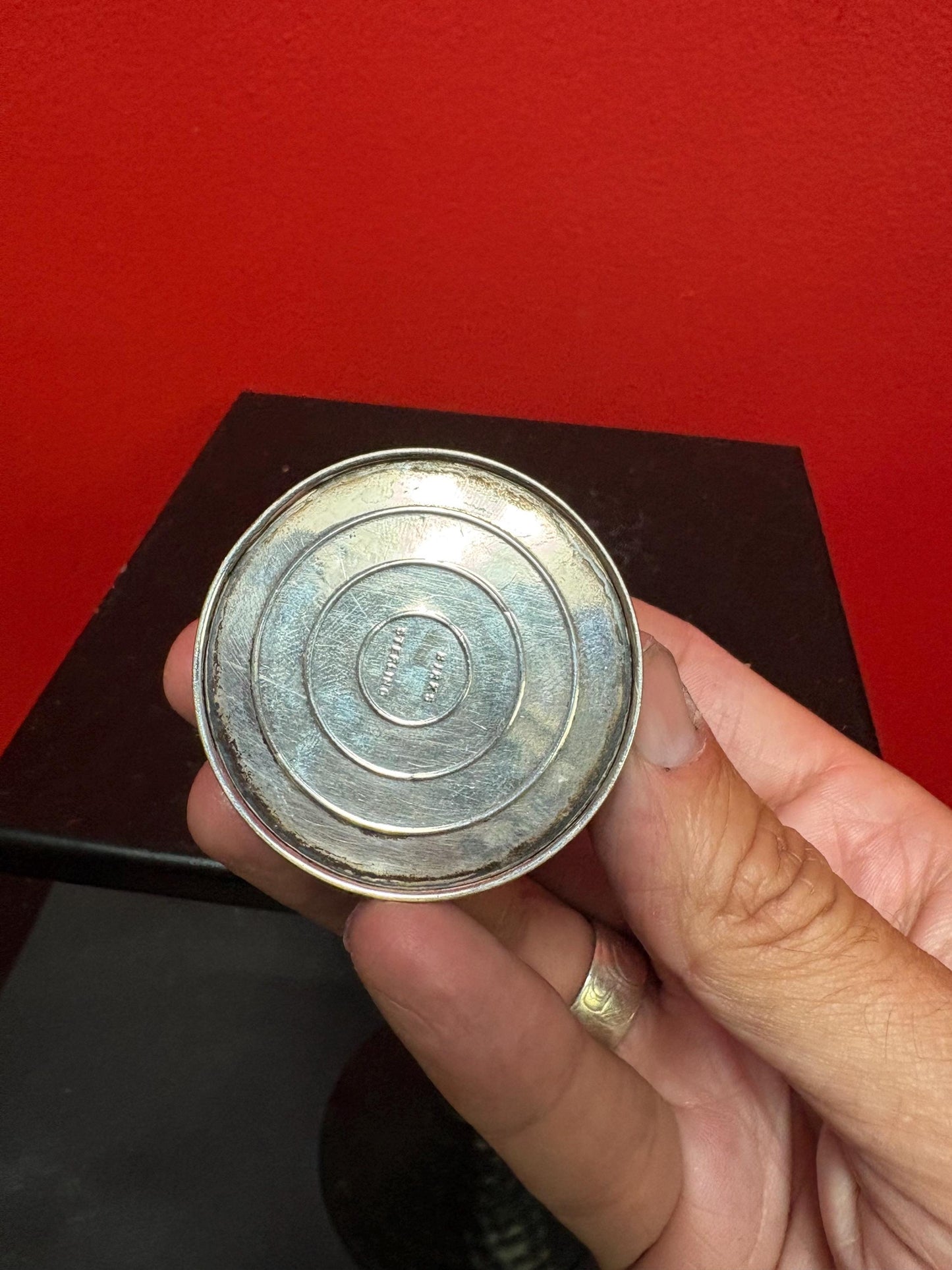 Canadian BIRKS Sterling Ring box in good condition  perfect for an I Do!!  - B