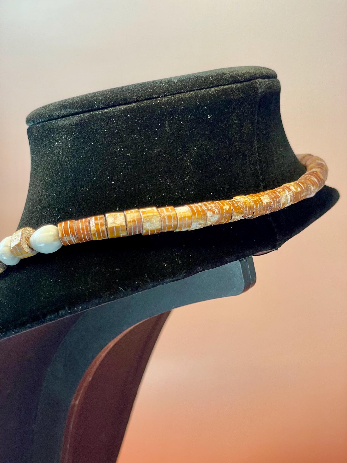 28 inch Necklace with Carved Wooden African Animals