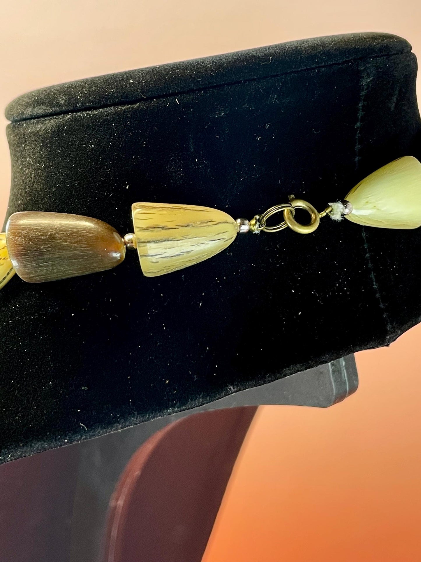 21 inch Antique Horn Necklace