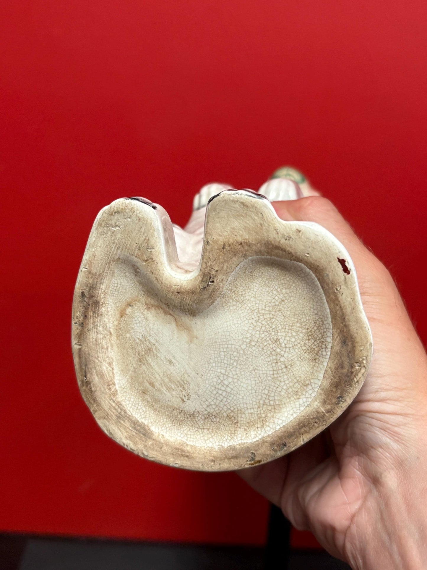 Wonderful Staffordshire rare 9.75 inch tall King Charles spaniel jug  1850s to 1870s  perfect condition  wow