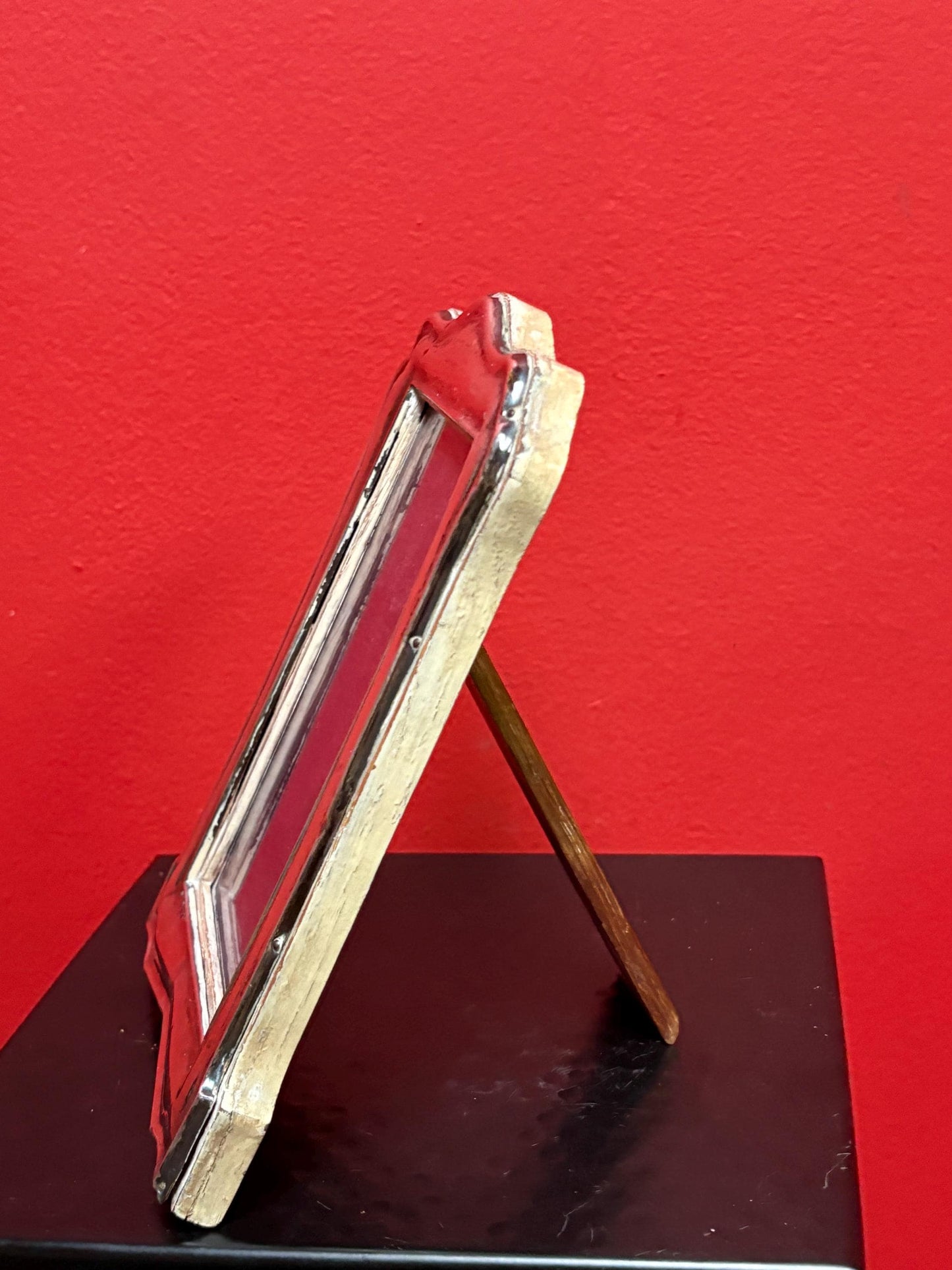 Beautiful English Sterling hallmarked sterling silver frame - 7 x 5 outside and 5 x 3 inside  good condition and great gift