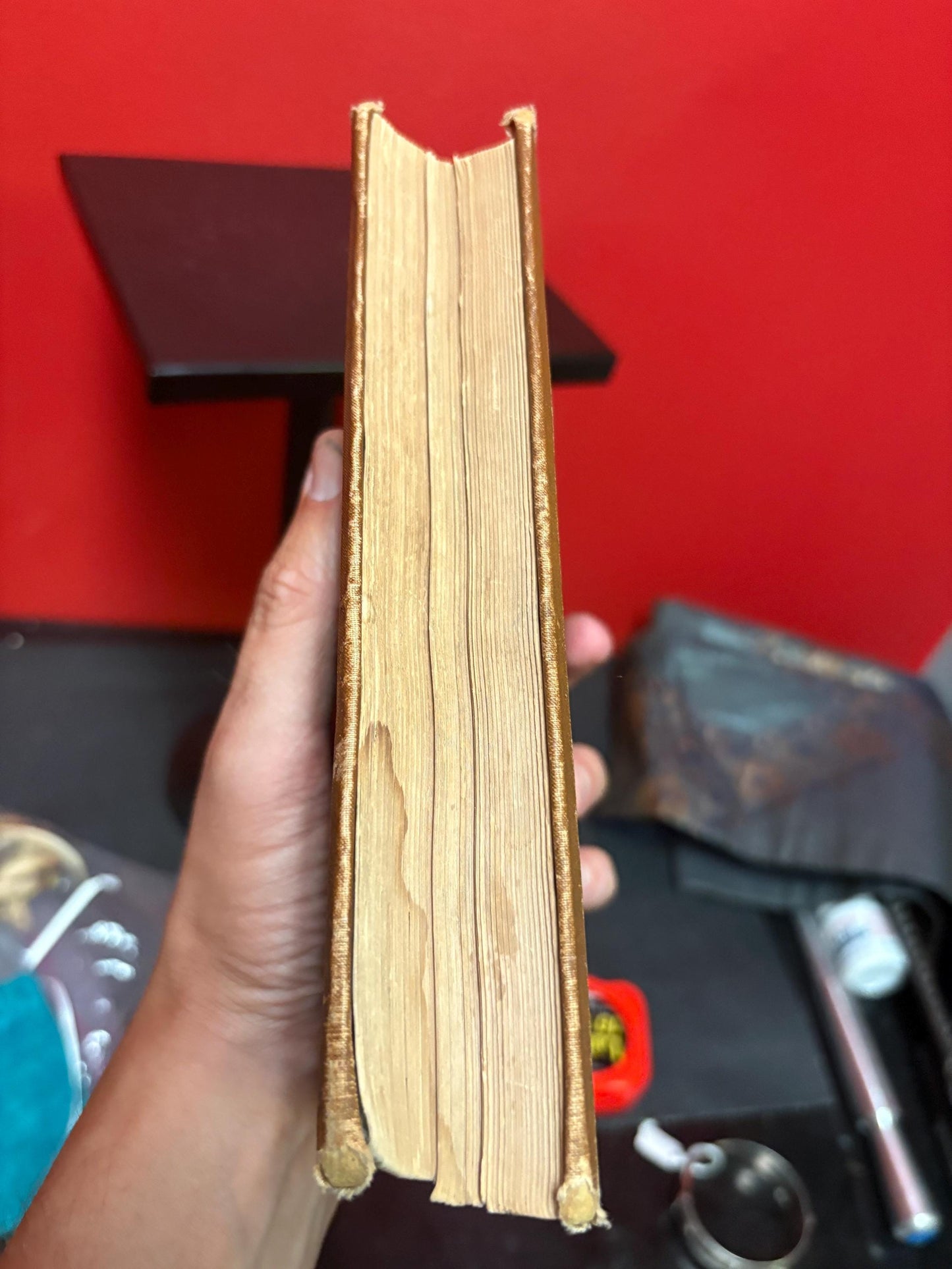 Beautiful Robinson Crusoe antique book from early 1800s  English reprint of the original in fairly rough condition - good value