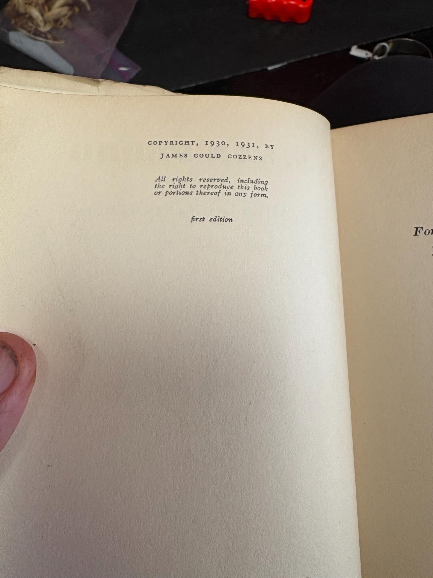 Lovely first edition 1930 SS San Pedro book  good used condition  by James Gould Cozzens.