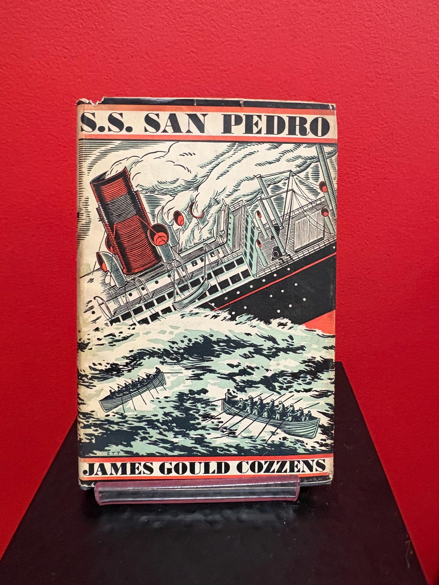Lovely first edition 1930 SS San Pedro book  good used condition  by James Gould Cozzens.