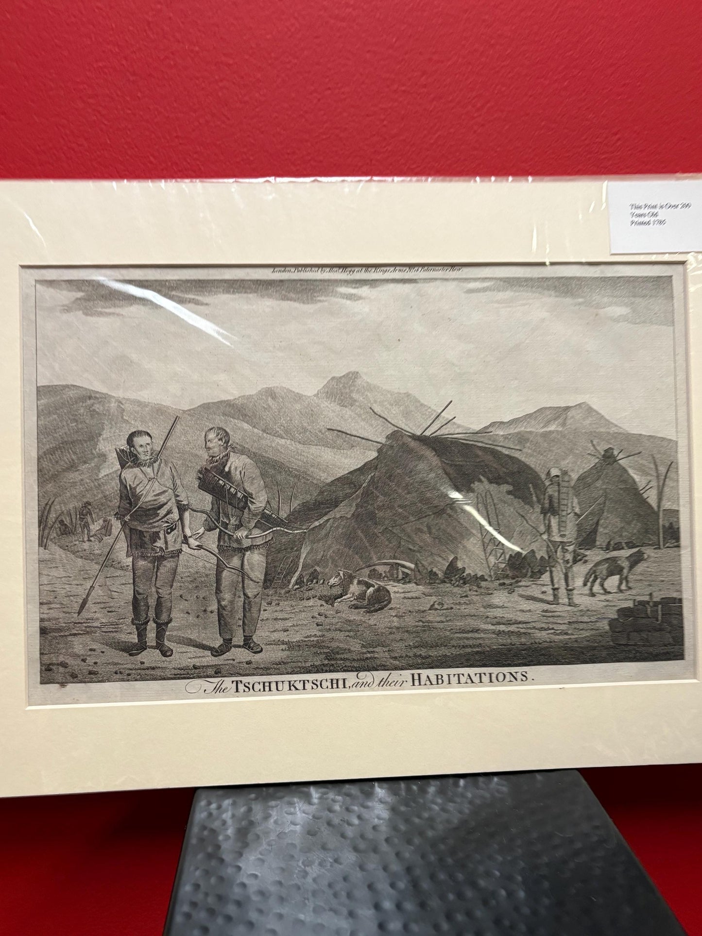 Fabulous 1785 original Captain Cook print in Matte  18 x 12“  from cool collection