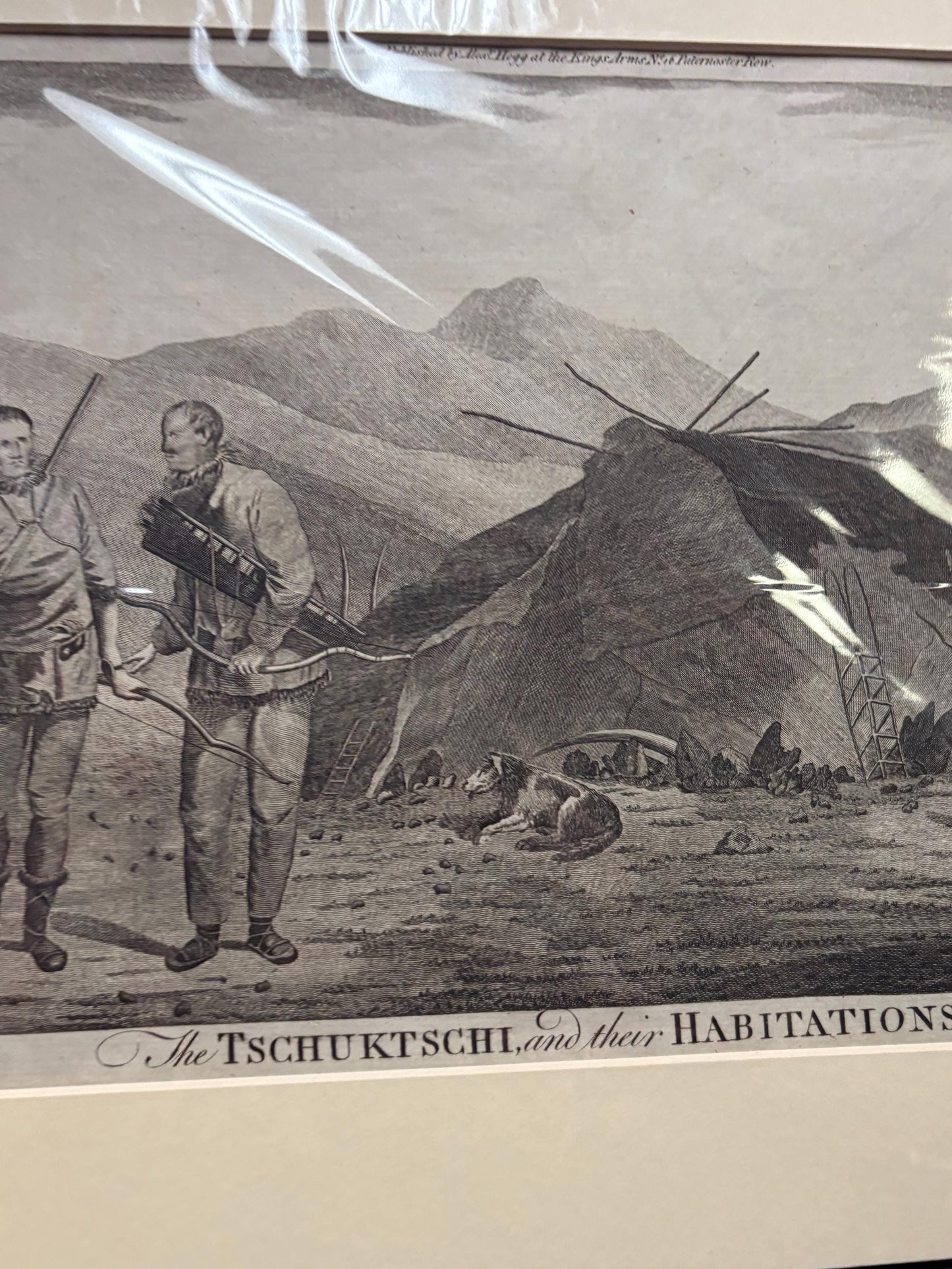 Fabulous 1785 original Captain Cook print in Matte  18 x 12“  from cool collection