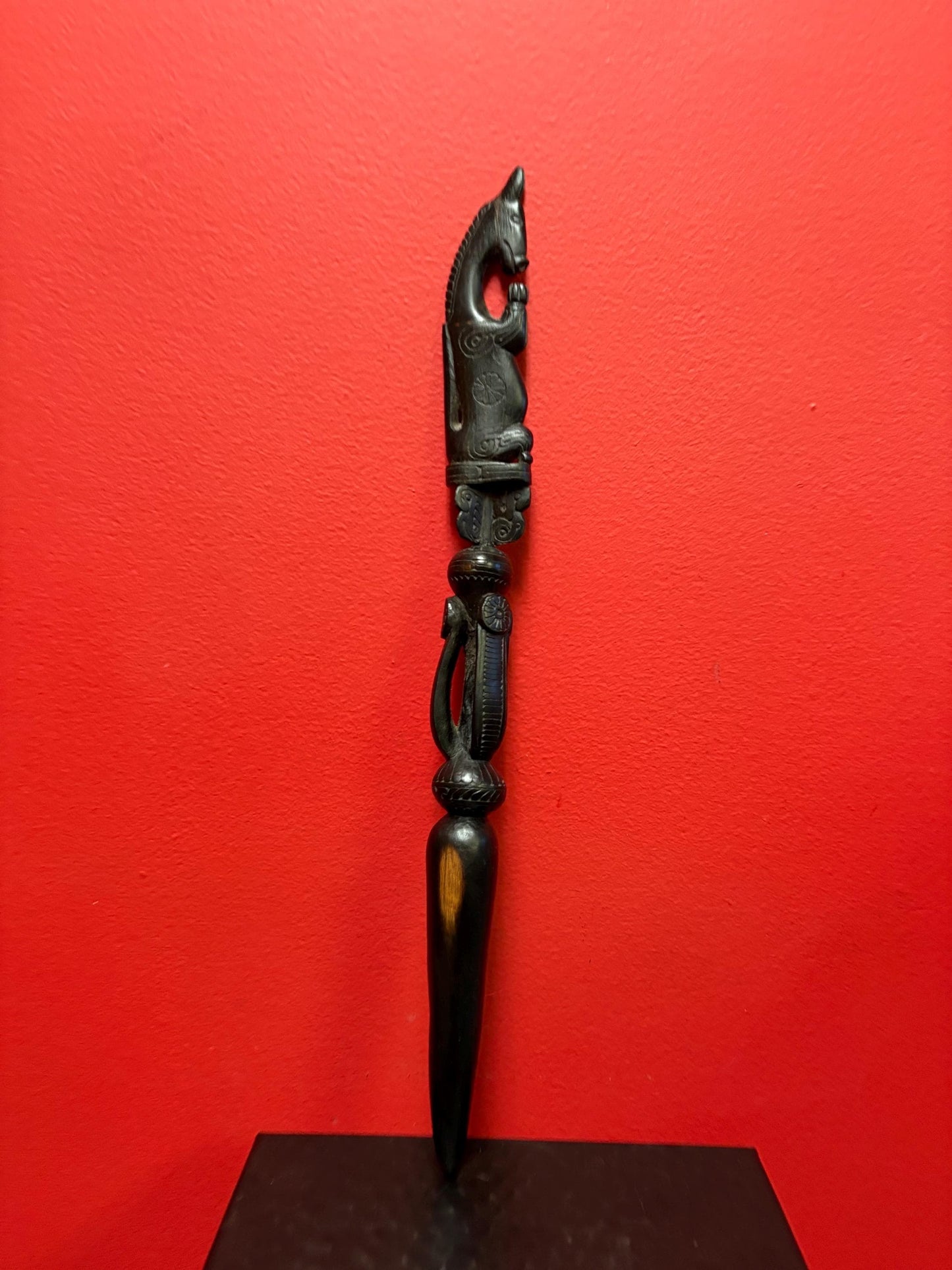 Lovely Nepal old two-piece PHURBA  14 inches long  great detail and awesome price