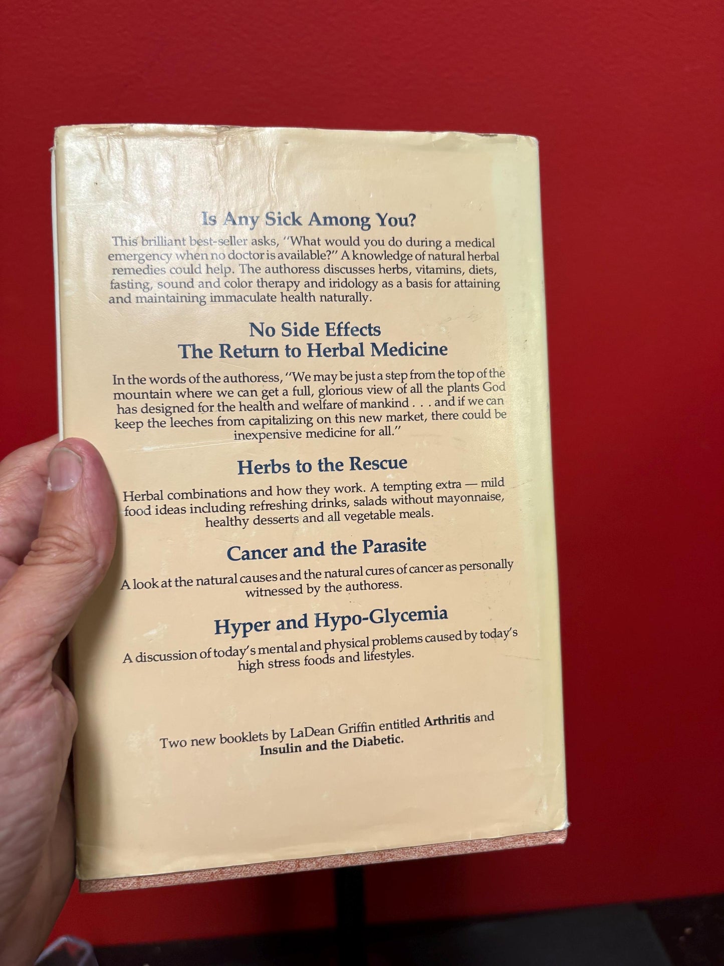 Amazing book entitled, eyes windows of the body and the soul by LADEAN GRIFFIN - 3rd printing 1978 USA  amazing gift