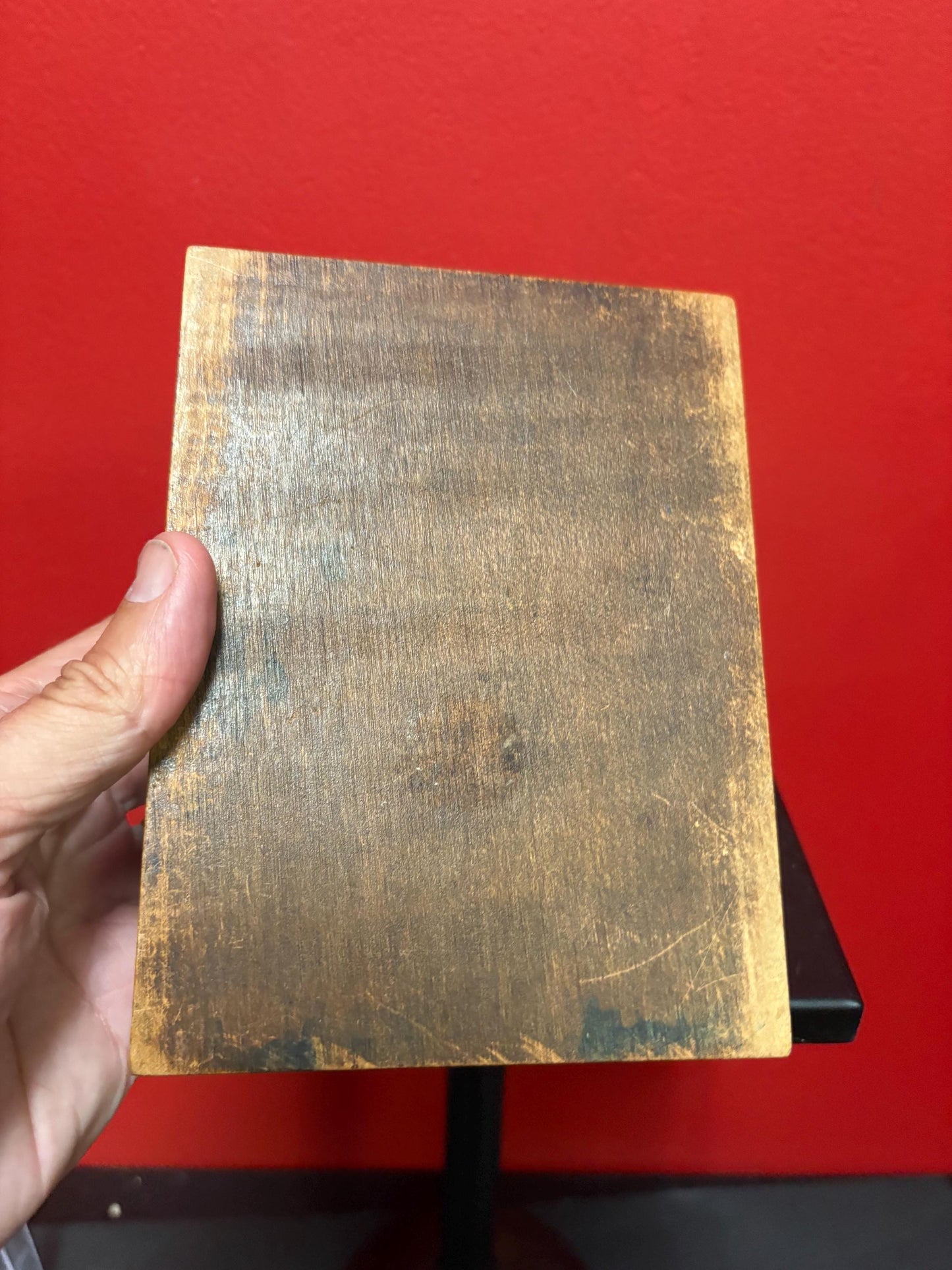 Antique 6 x 5 x 2 high wooden playing card box  stunning detail and great gift cards included - great gift