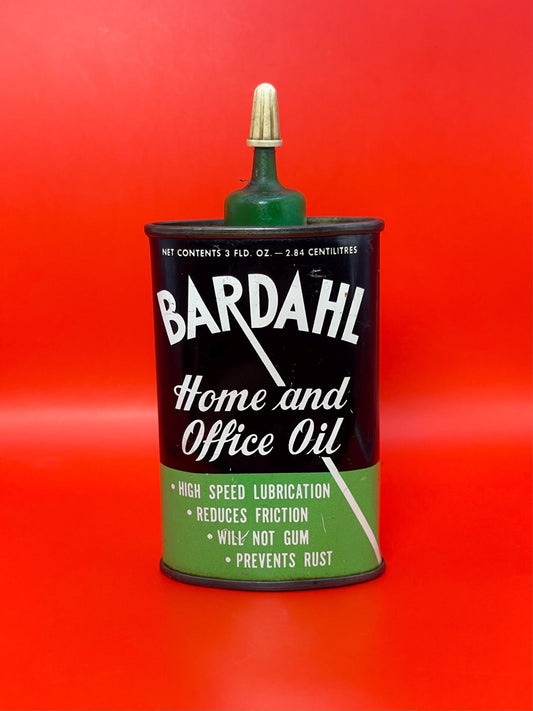 Vintage Bardahl Oil Can  Retro Industrial Decor and Collectible