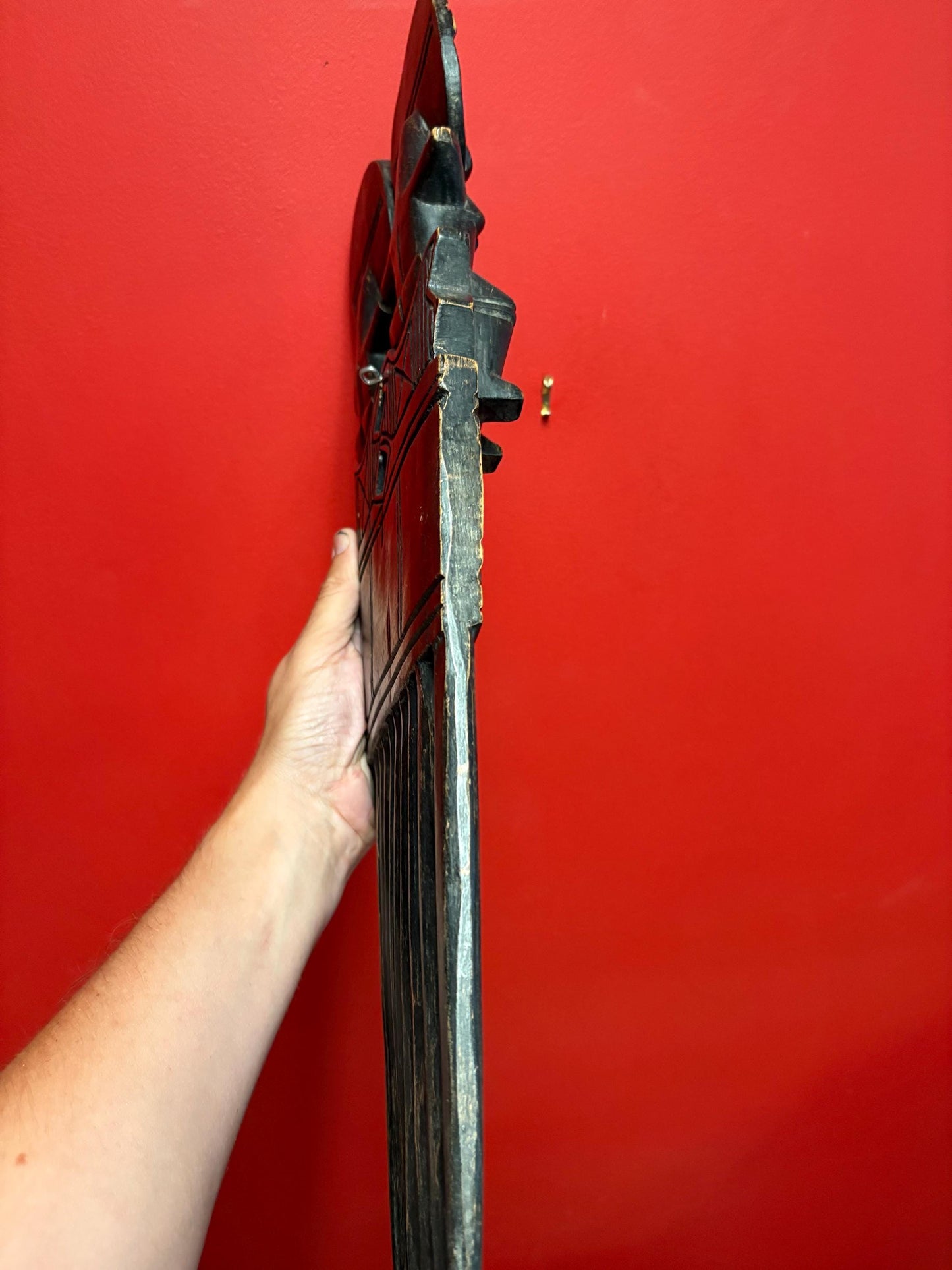 African Ashanti Huge amazing authentic African Ashanti comb  ready to hang  rare and beautiful 20 x 7.5“ wide  wow