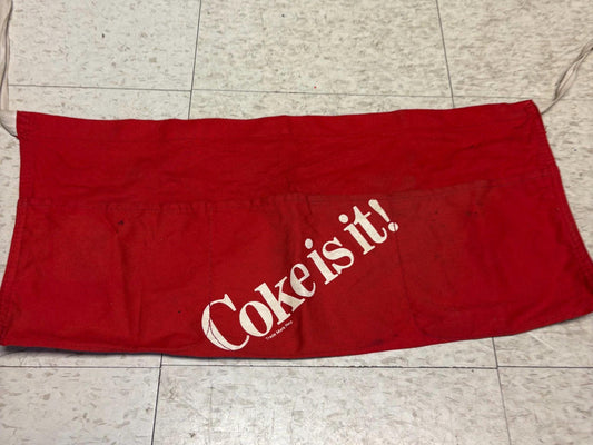 Amazing vintage 26 x 23  inch  long Coca-Cola waitresses apron  Diner and Coke memorabilia  amazing  original tag  best gift