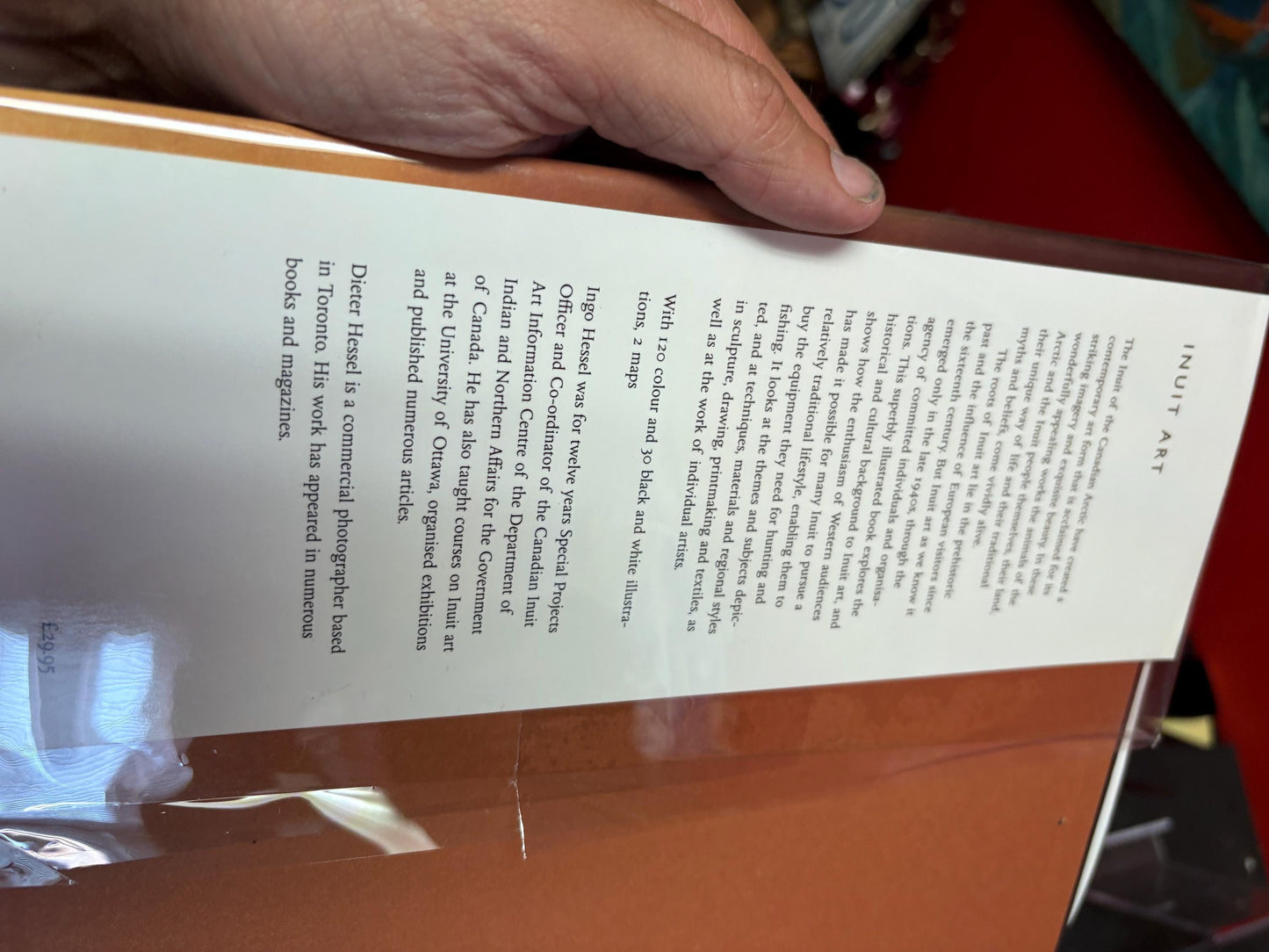 Lovely indigenous Inuit art book by Ingo Hessel  nice condition and great gift  wonderful photos