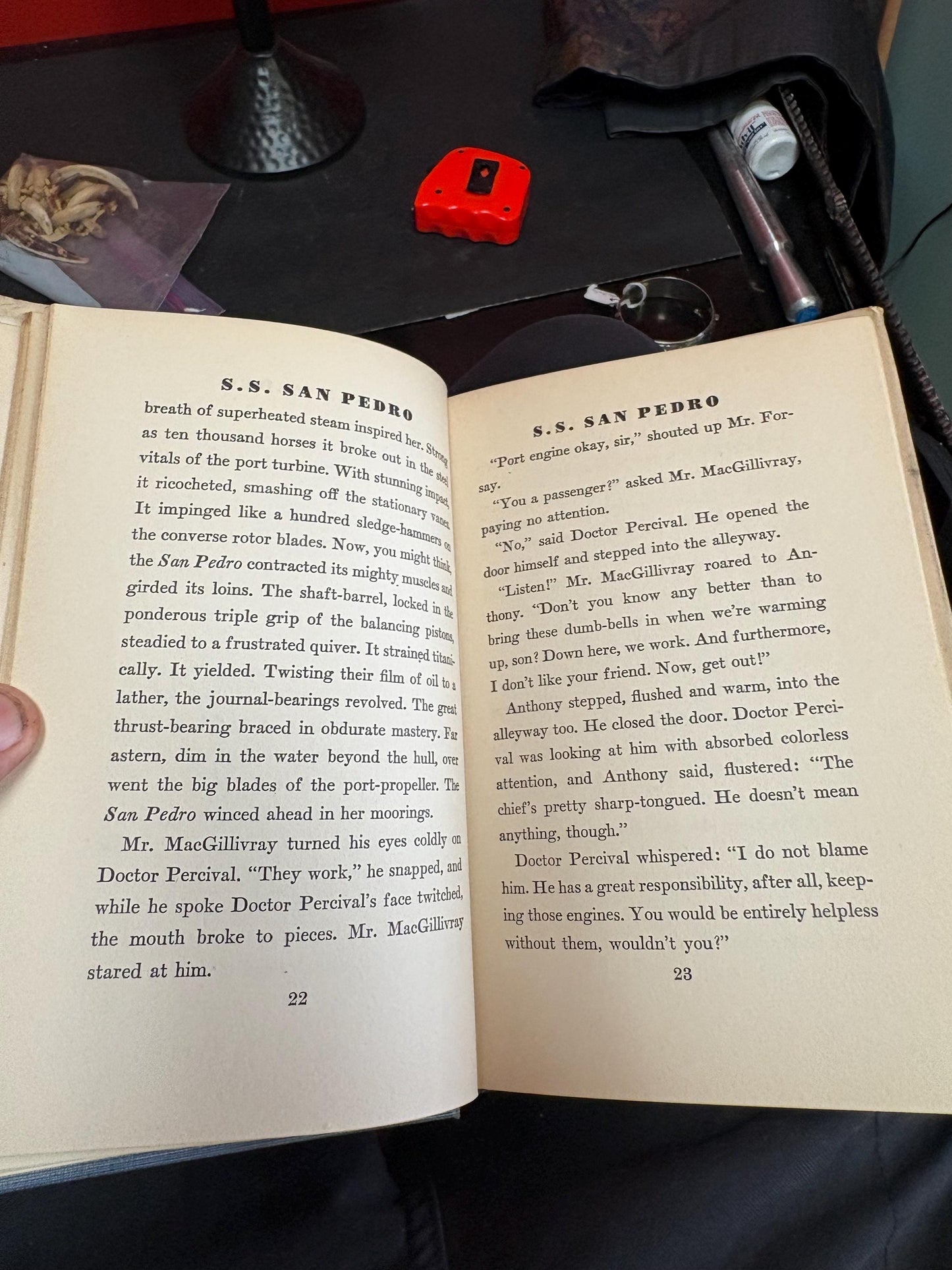 Lovely first edition 1930 SS San Pedro book  good used condition  by James Gould Cozzens.