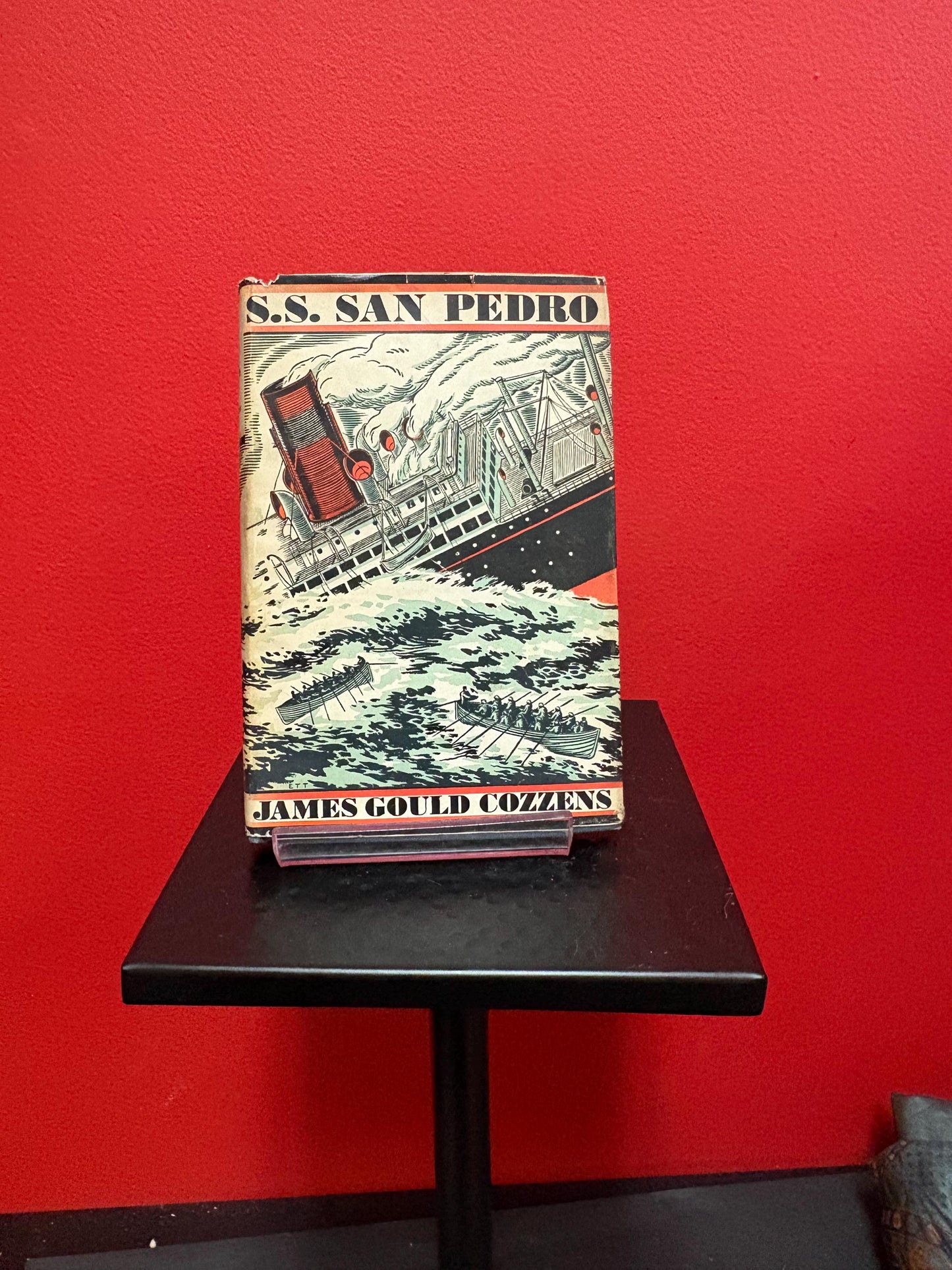 Lovely first edition 1930 SS San Pedro book  good used condition  by James Gould Cozzens.