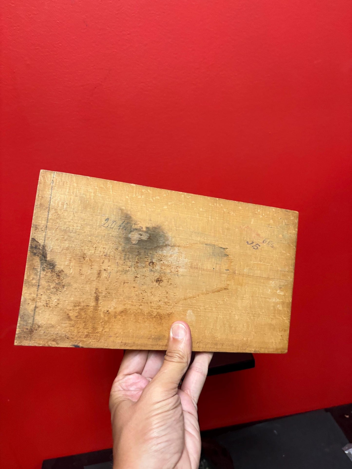 unique  heavily carved antique wooden inkwell  missing bottles - 11 x 7 and holes 1.5 inch wide great value