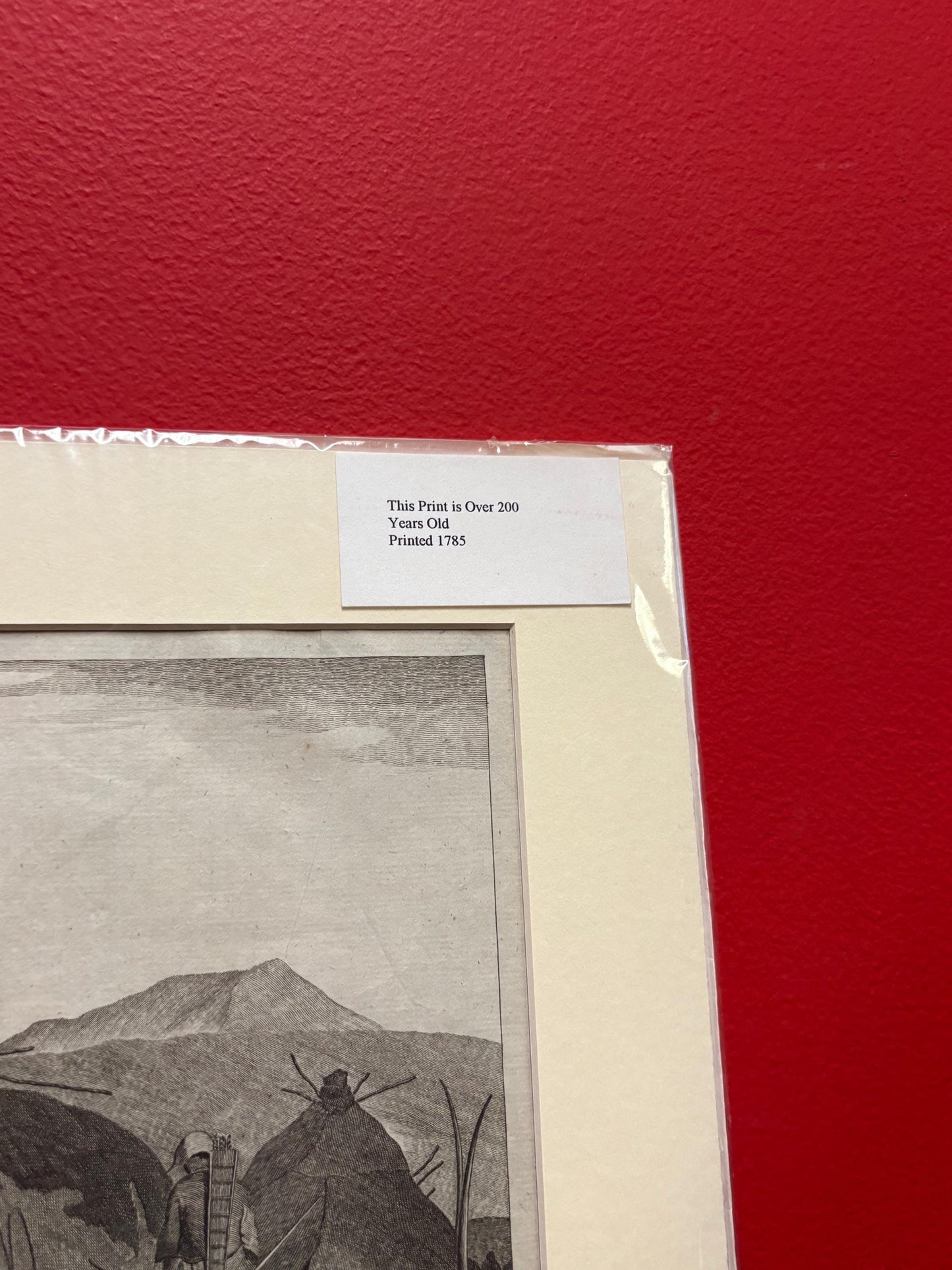 Fabulous 1785 original Captain Cook print in Matte  18 x 12“  from cool collection